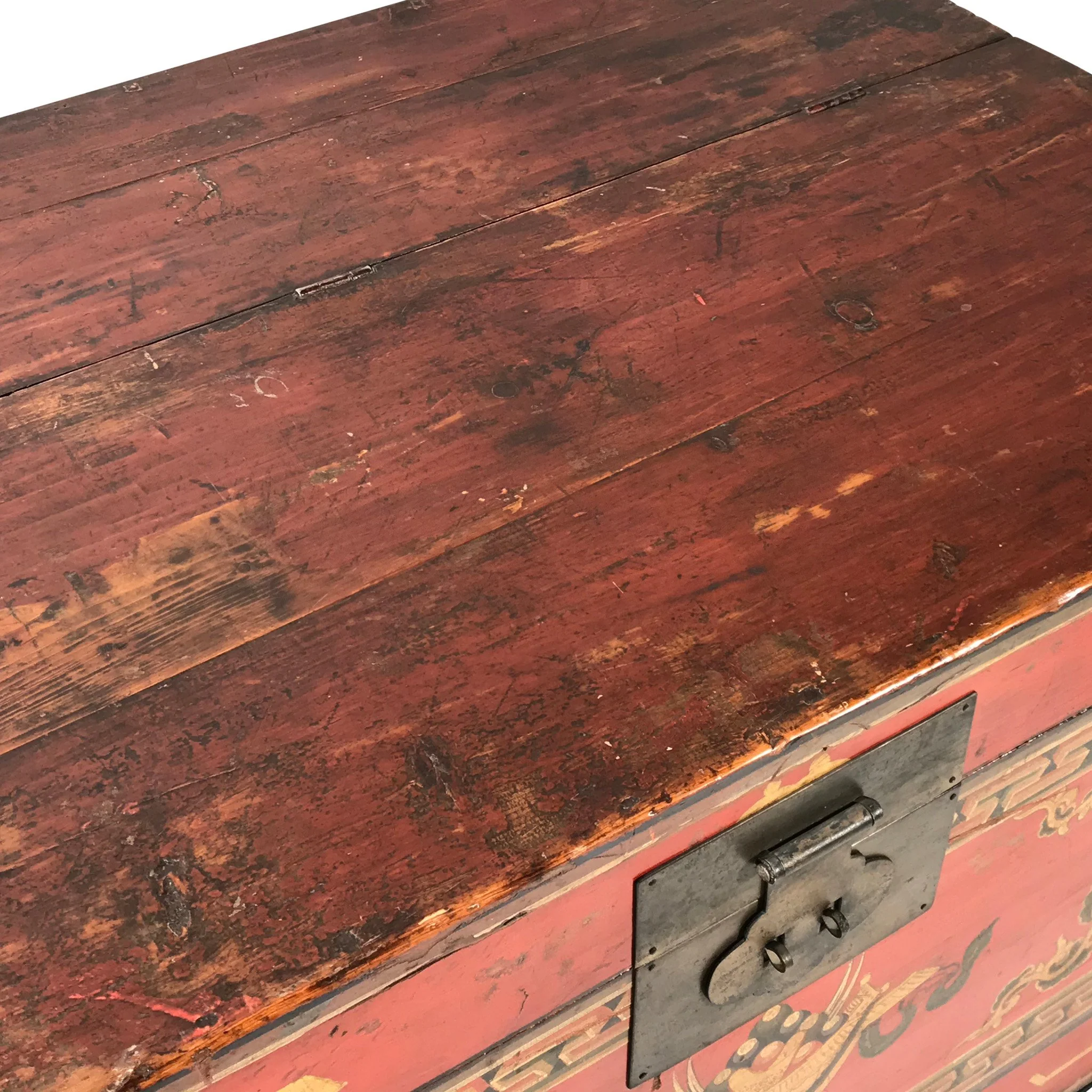 Mongolian Painted Chest From Gansu - 19thC - Image 5