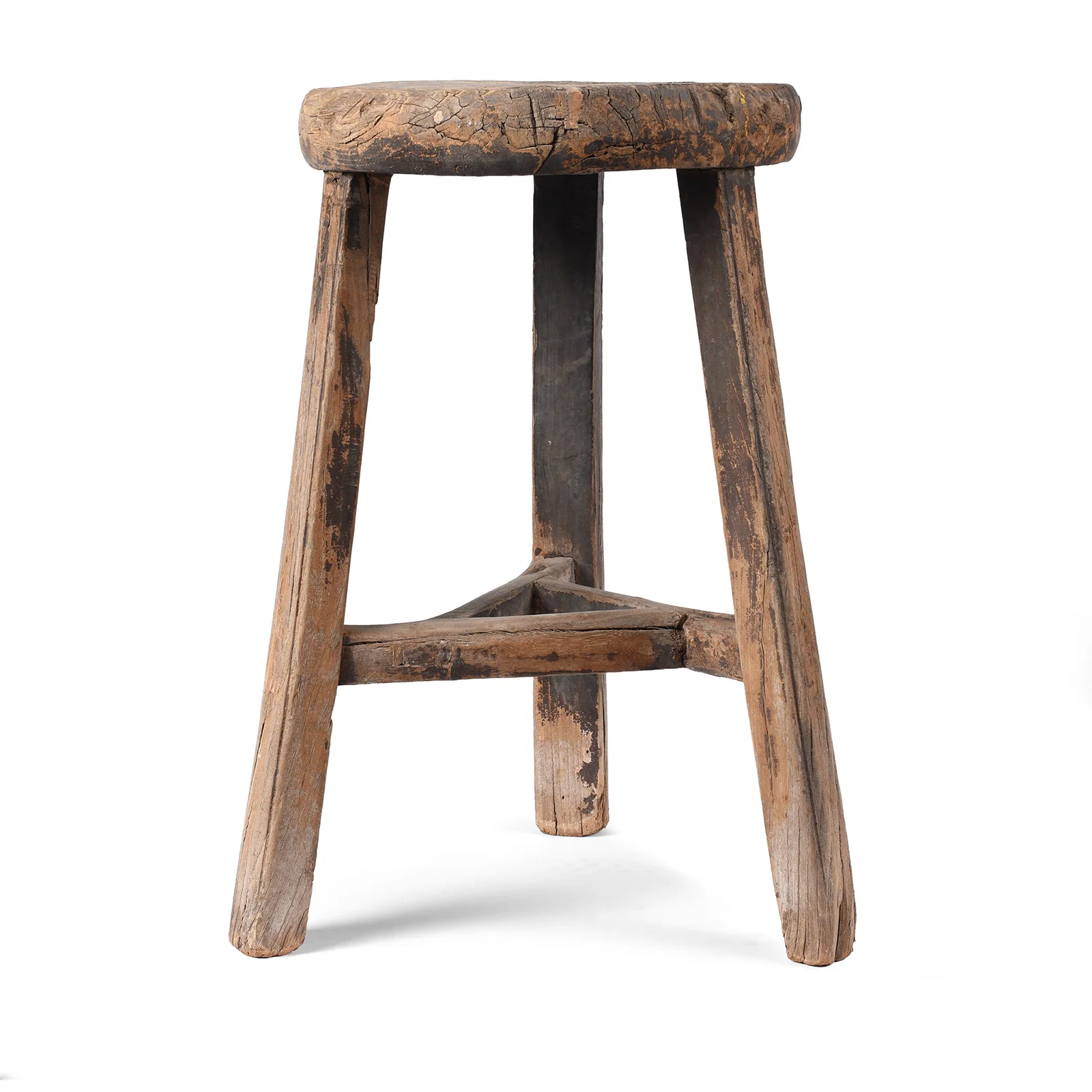 Farmers Milking Stool From Shanxi Province - Ca 1900 - Image 4