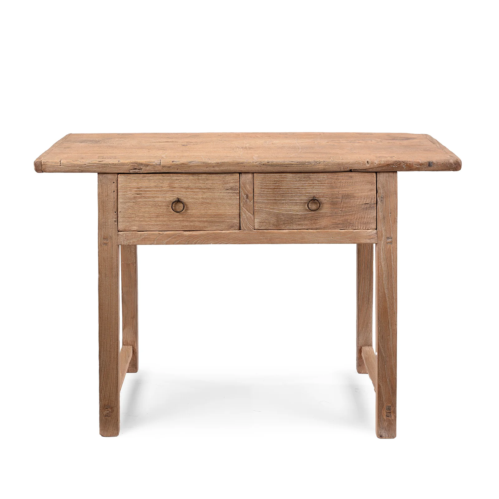 Two Drawer Chinese Farmhouse Console Table - 19th Century