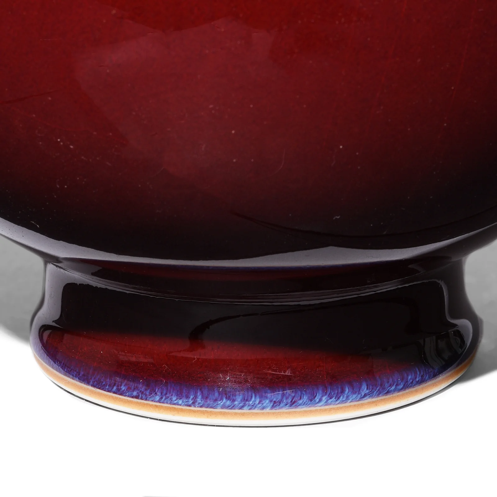 Flambe Glaze Porcelain Garlic Mouth Vase - Image 4