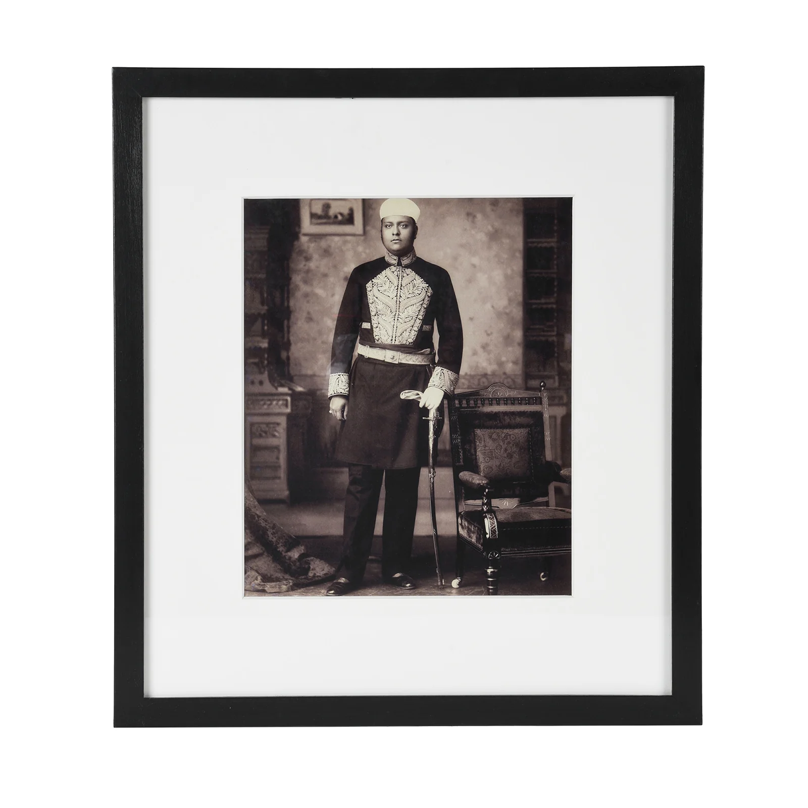 Framed Photograph: Nawab Salarjung Bahadur