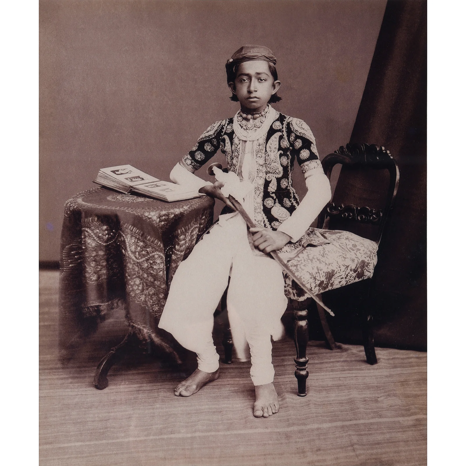 Framed Photo of Maharaja of Jhalawar - Image 3