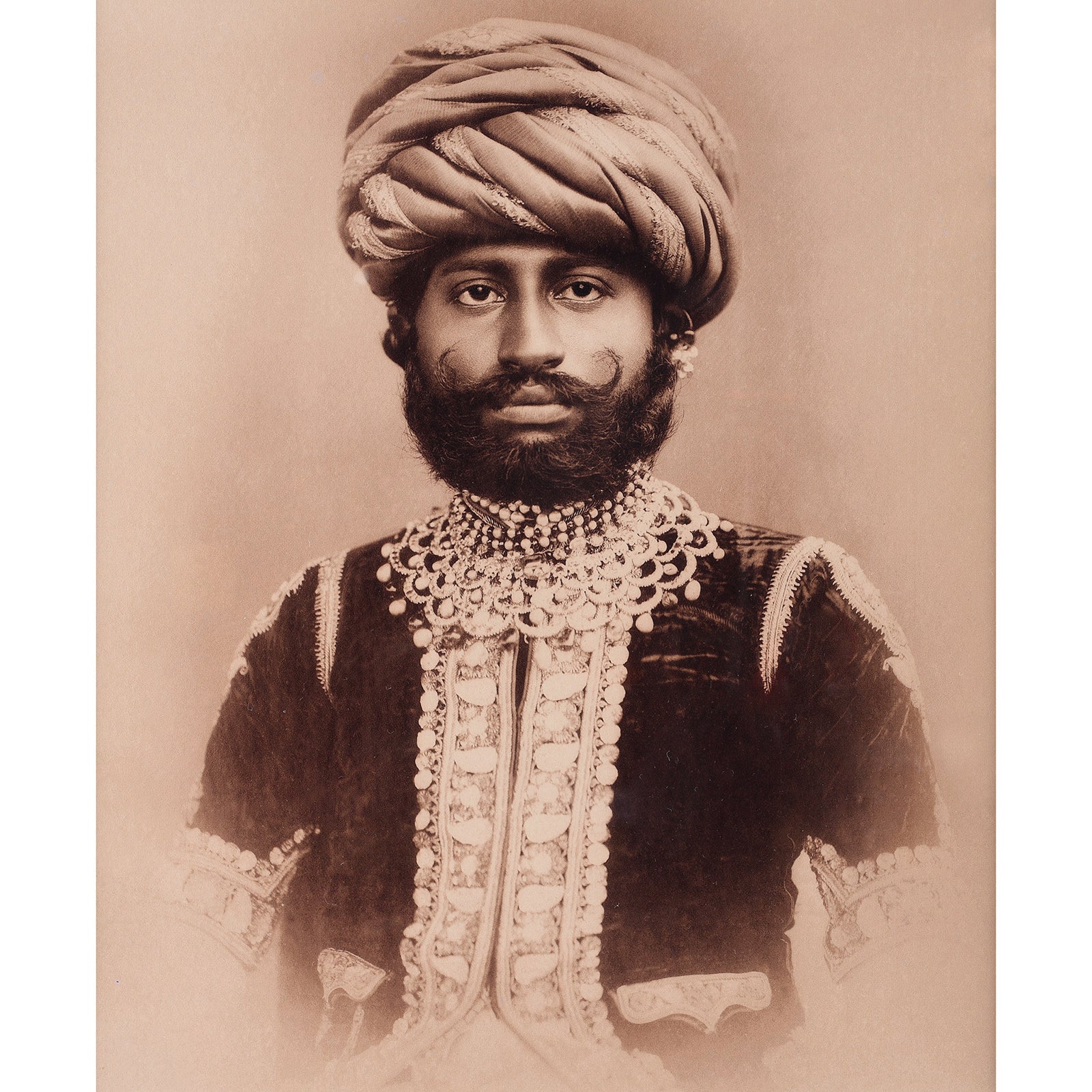 Framed Photo of Sir Wahji Bahadur - Image 2