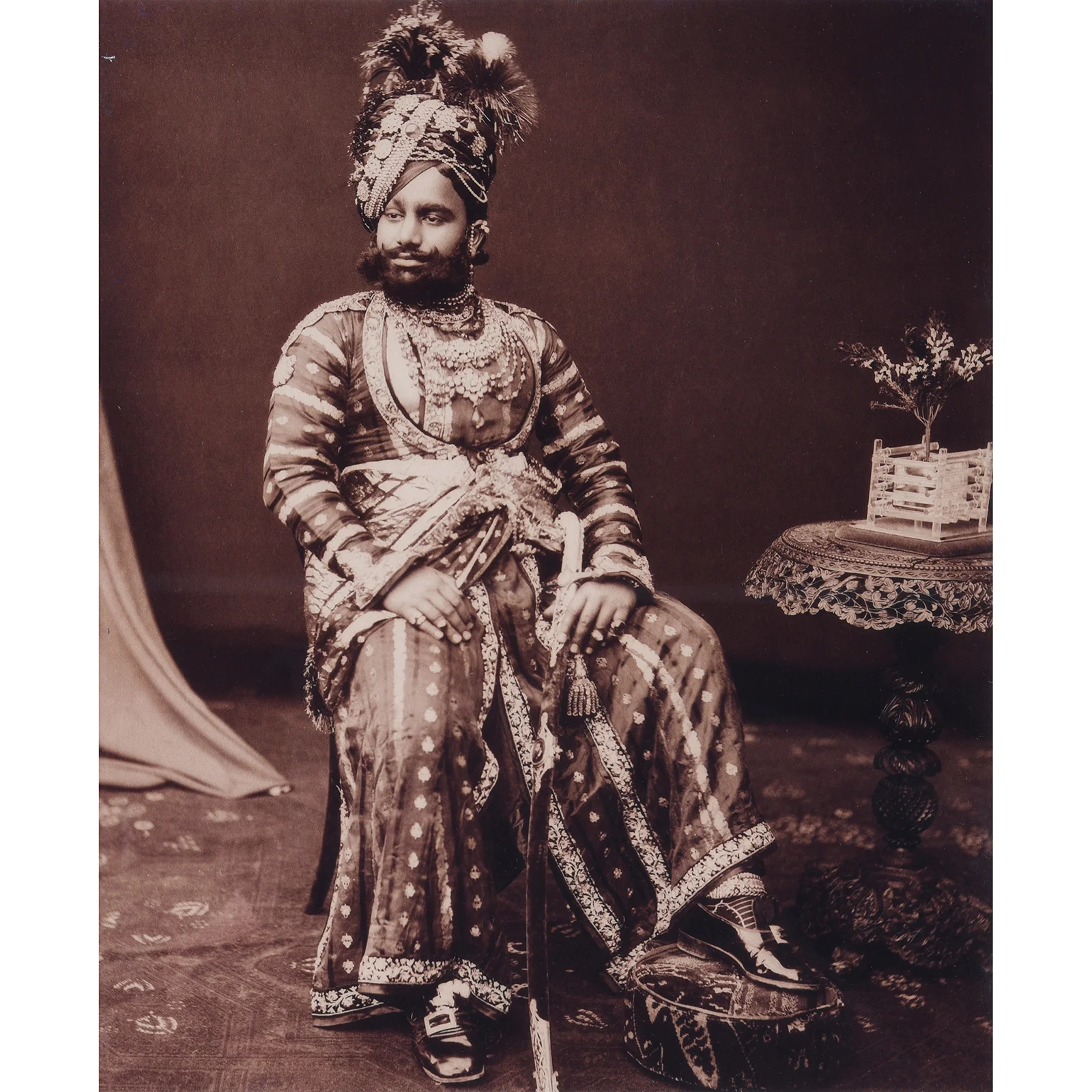 Framed Photograph: Raja of Rutlam - Image 2