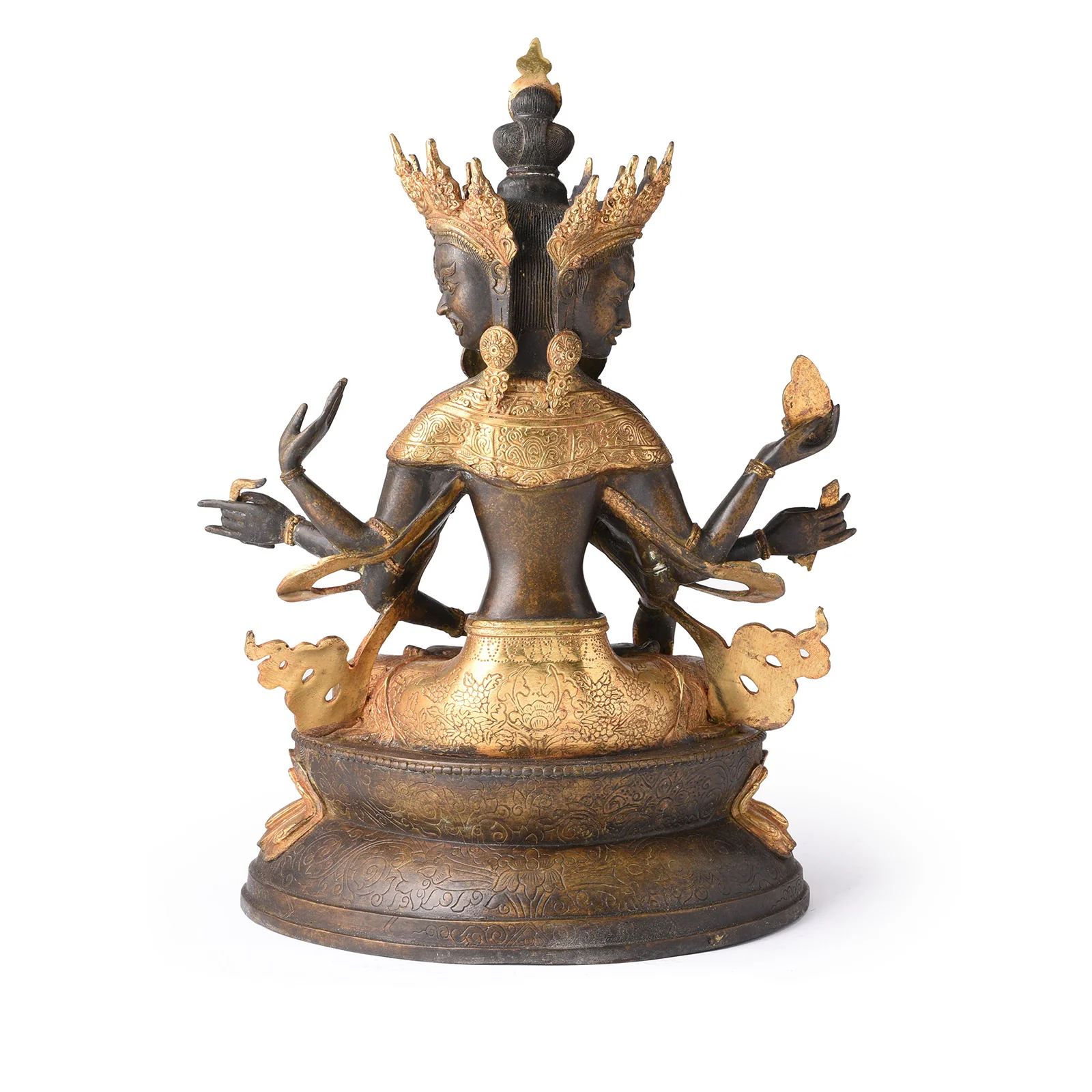 Gilded Statue of Usnisavijaya - Buddha of Longevity - Image 5