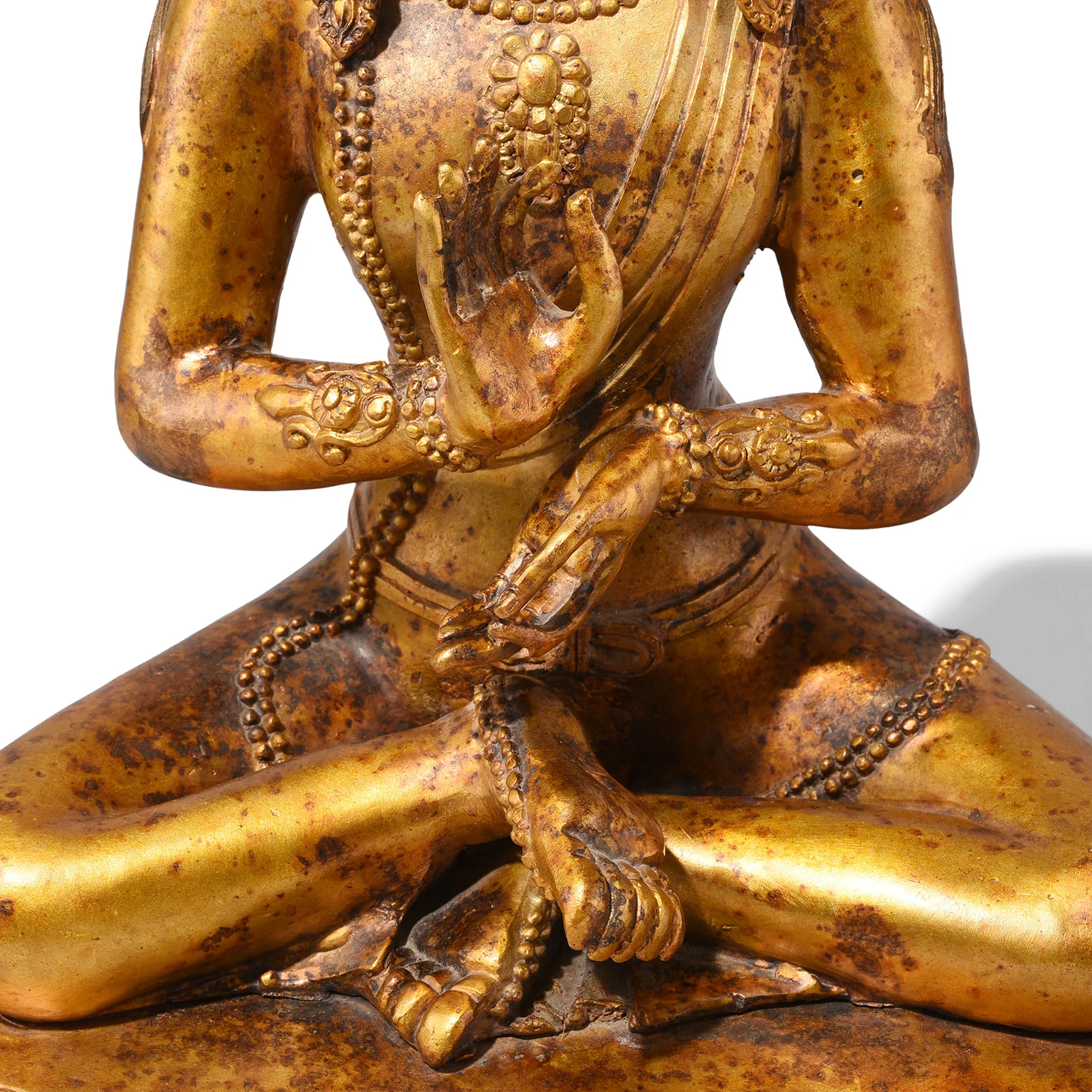 Gilt Bronze Statue Of Vairochana Buddha - Image 10
