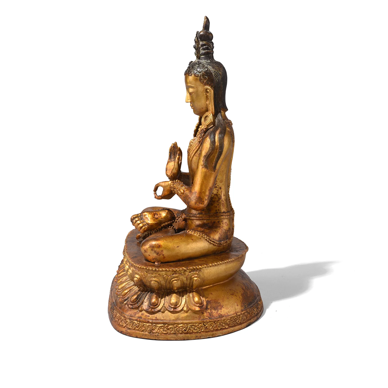 Gilt Bronze Statue Of Vairochana Buddha - Image 6