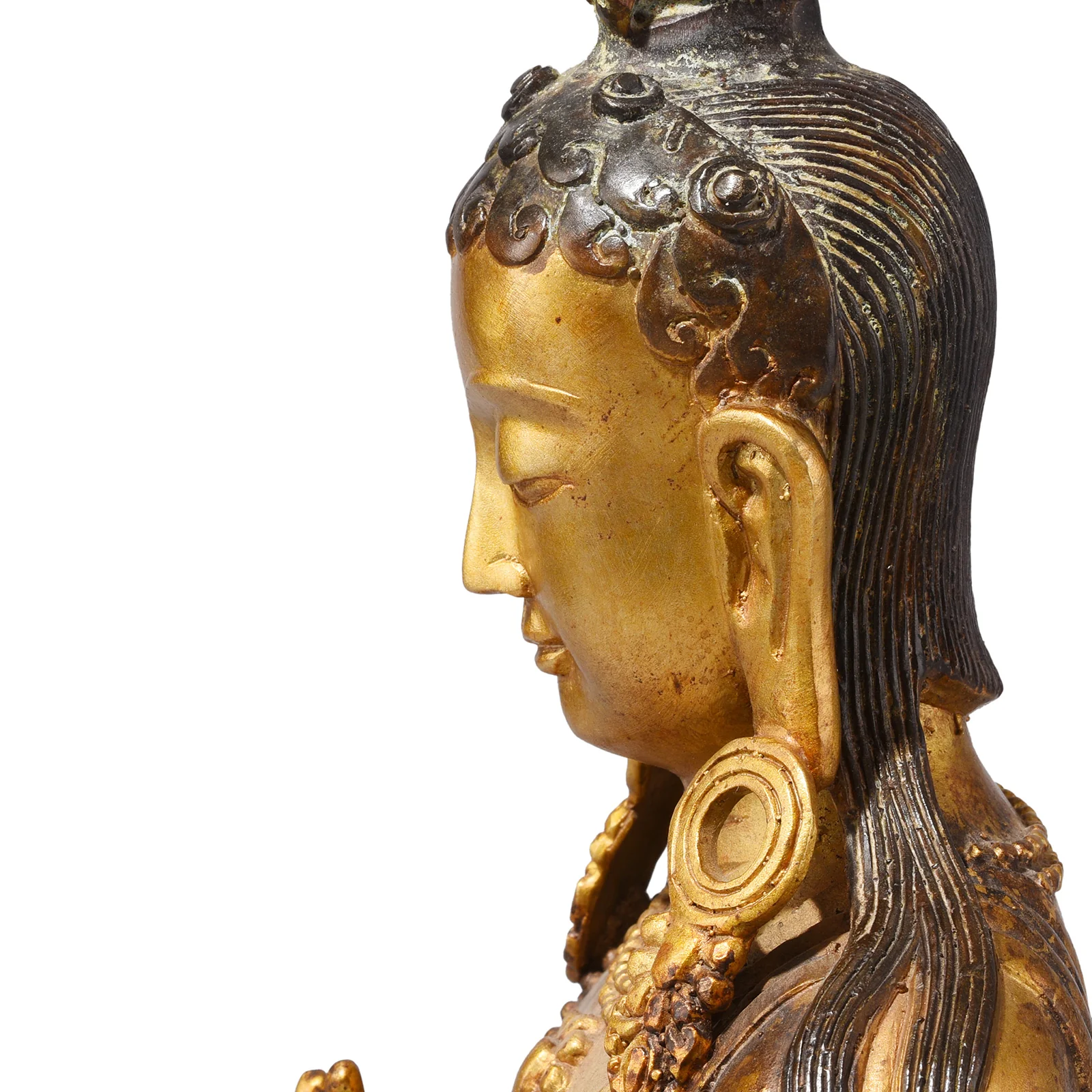 Gilt Bronze Statue Of Vairochana Buddha - Image 7