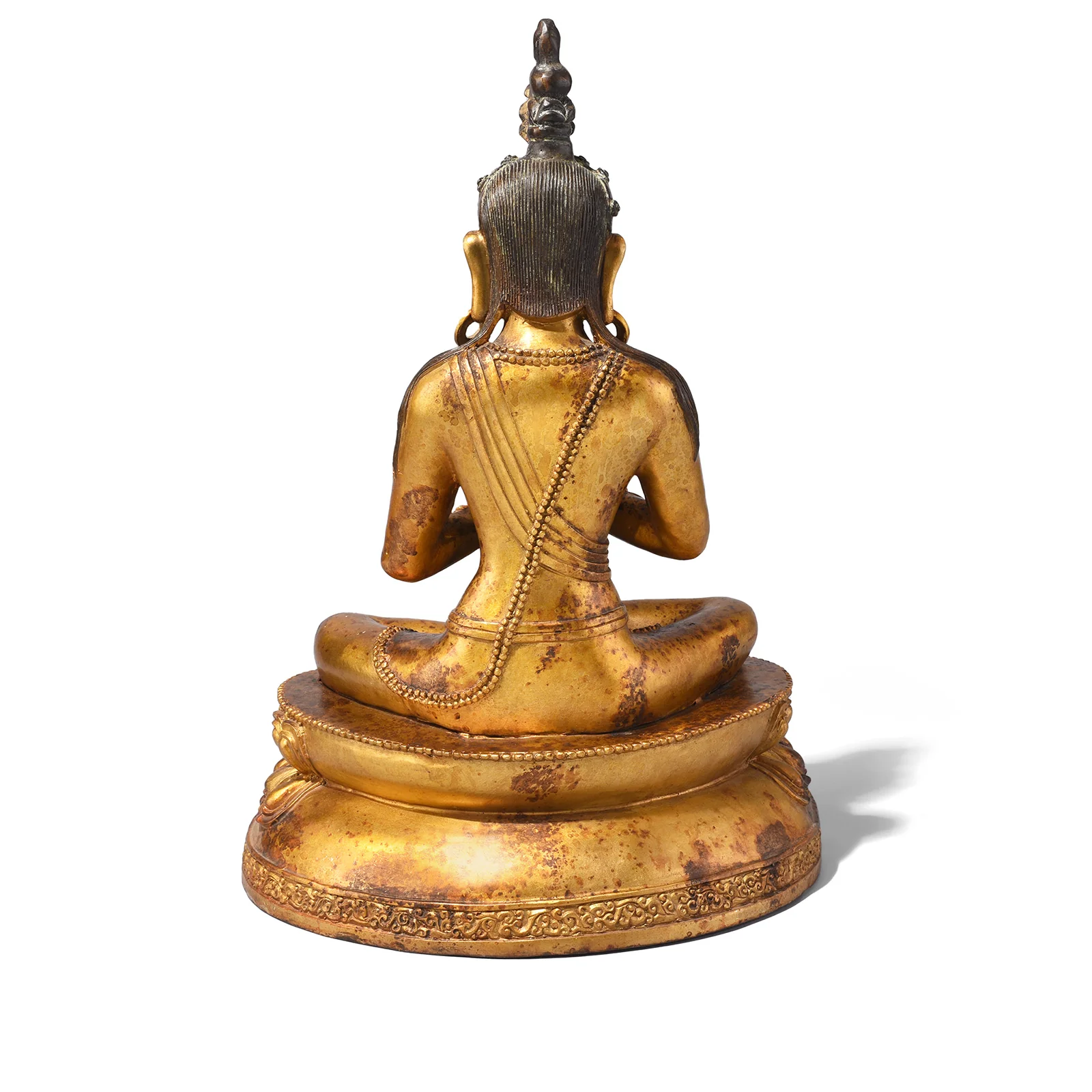 Gilt Bronze Statue Of Vairochana Buddha - Image 8