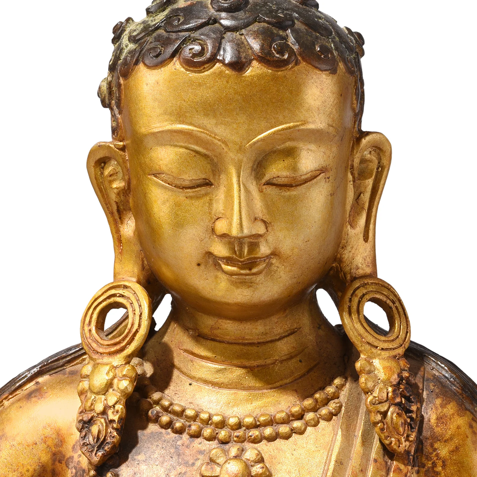 Gilt Bronze Statue Of Vairochana Buddha - Image 9