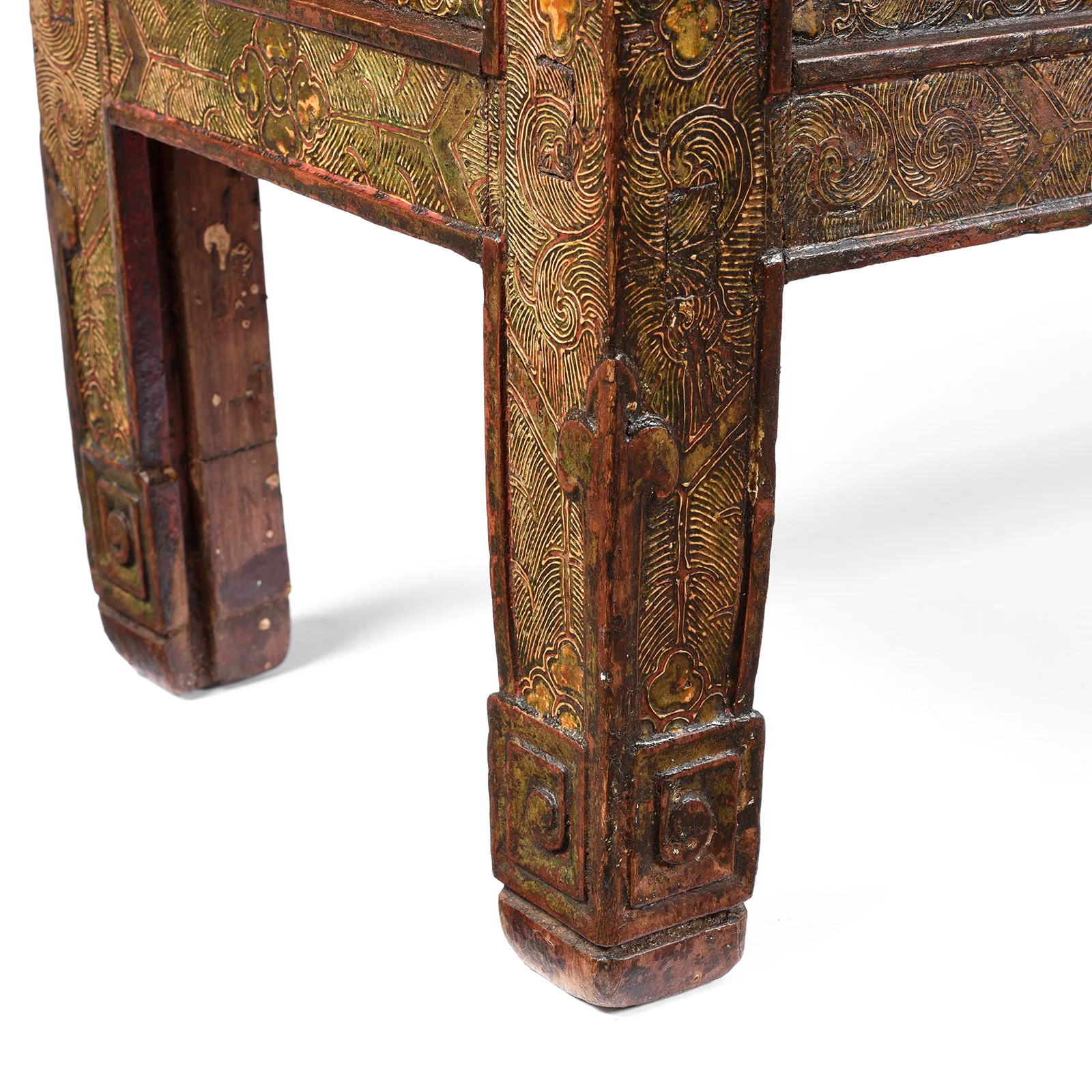 Gilt Tibetan Table From Tsurpu - Late 18th Century - Image 8