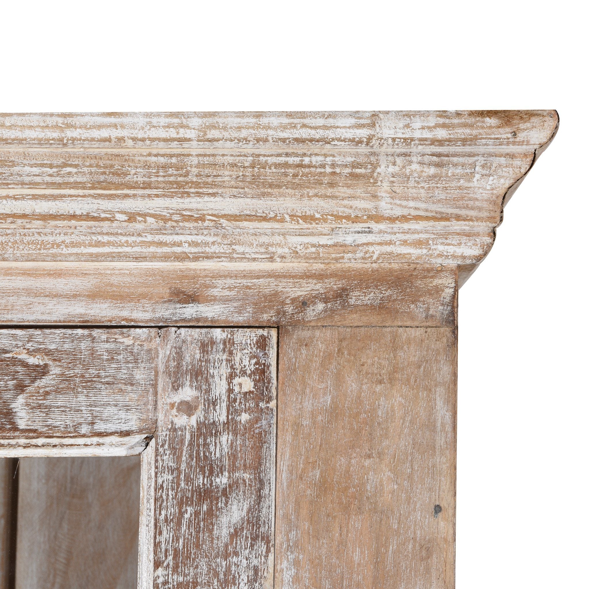 Glazed Book Cabinet Made From Reclaimed Teak - Image 3