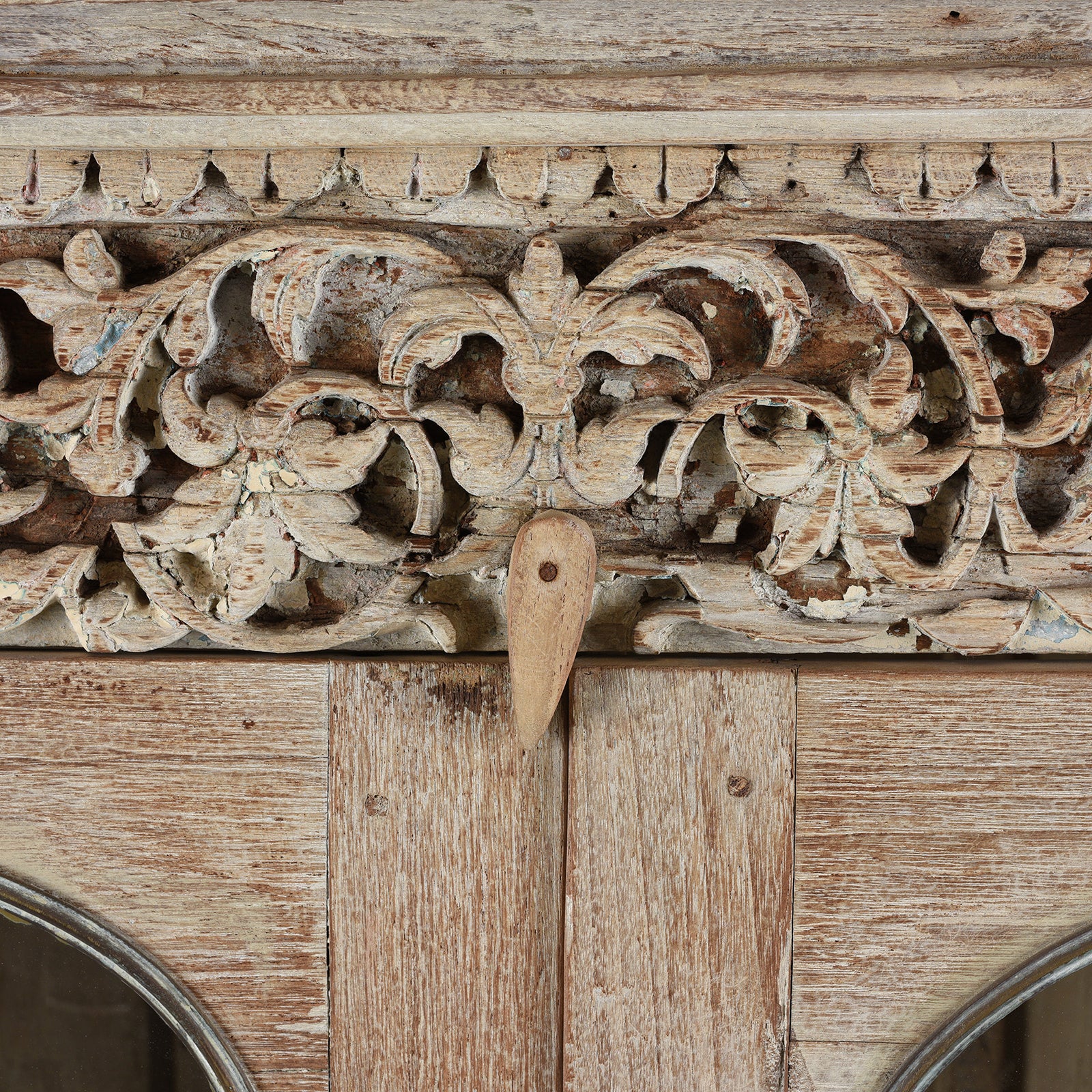 Glazed Cabinet Made From Reclaimed Teak - Image 6