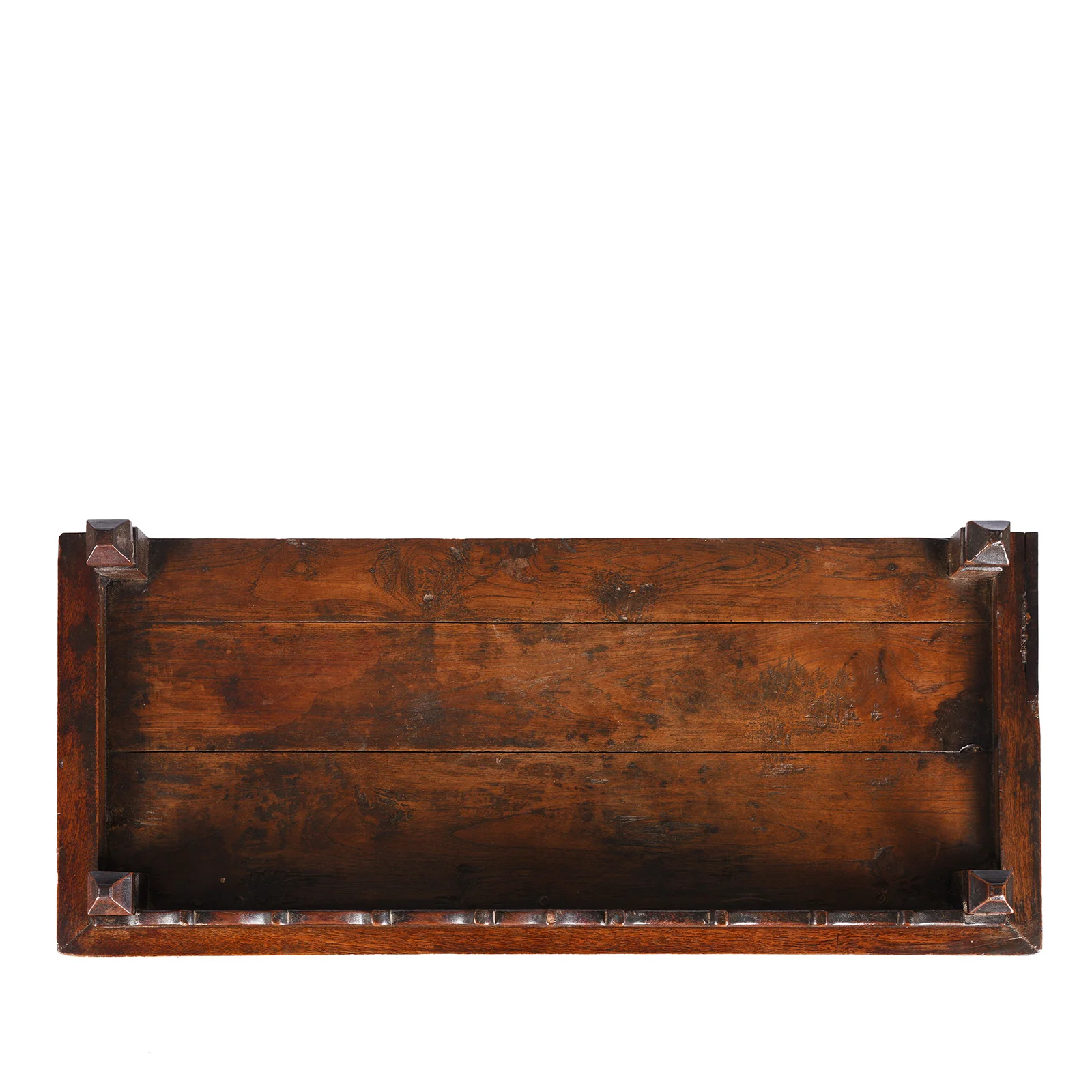 Glazed Teak Anglo Indian Book Cabinet - Ca 1910 - Image 9