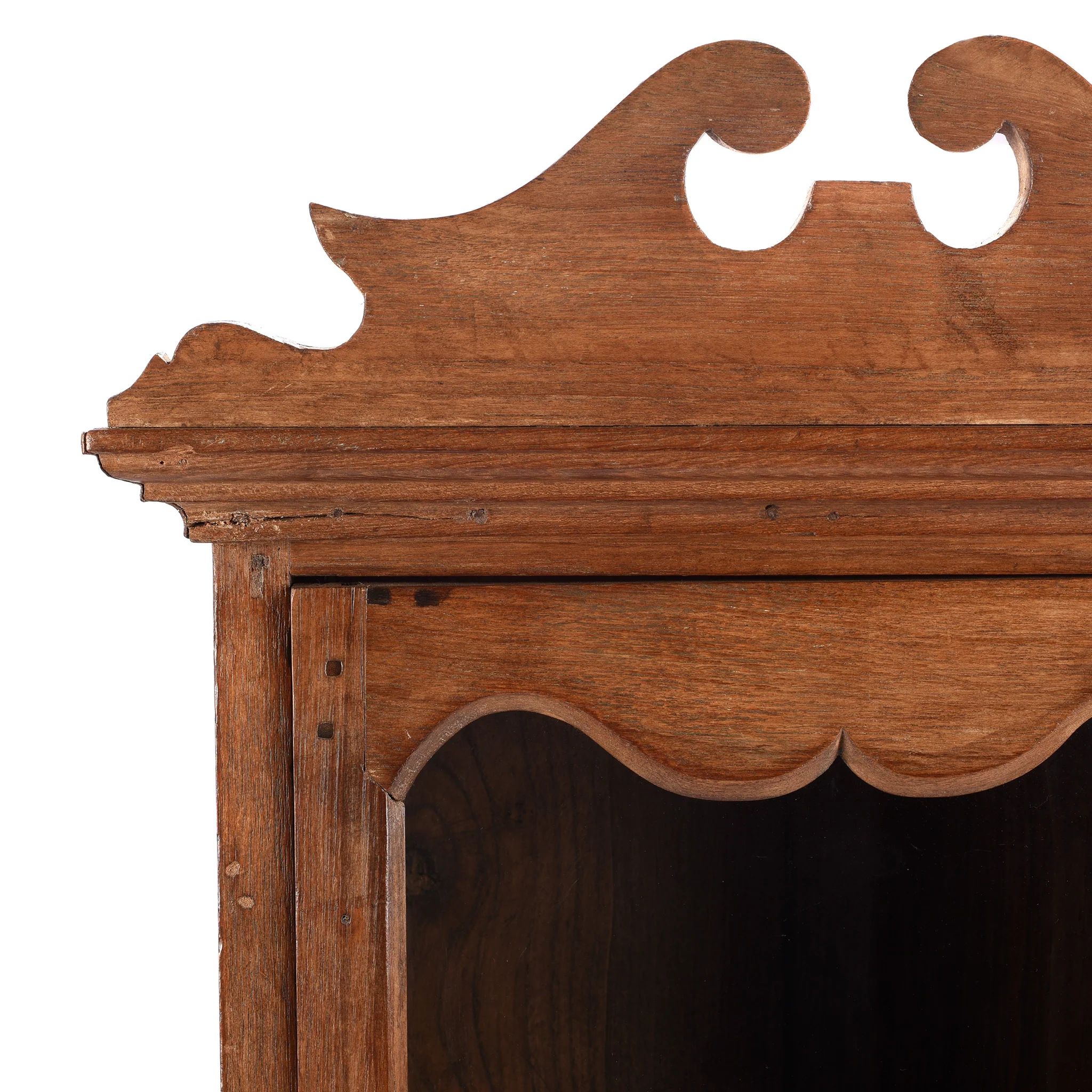 Glazed Teak Wall Cabinet From Gujarat - Ca 1930 - Image 2
