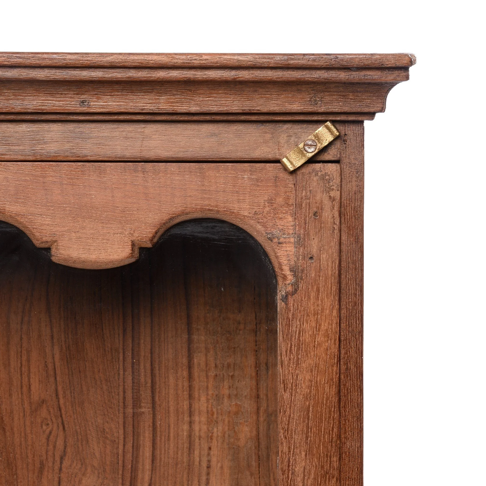 Glazed Teak Wall Cabinet From Gujarat - Ca 1930 - Image 2