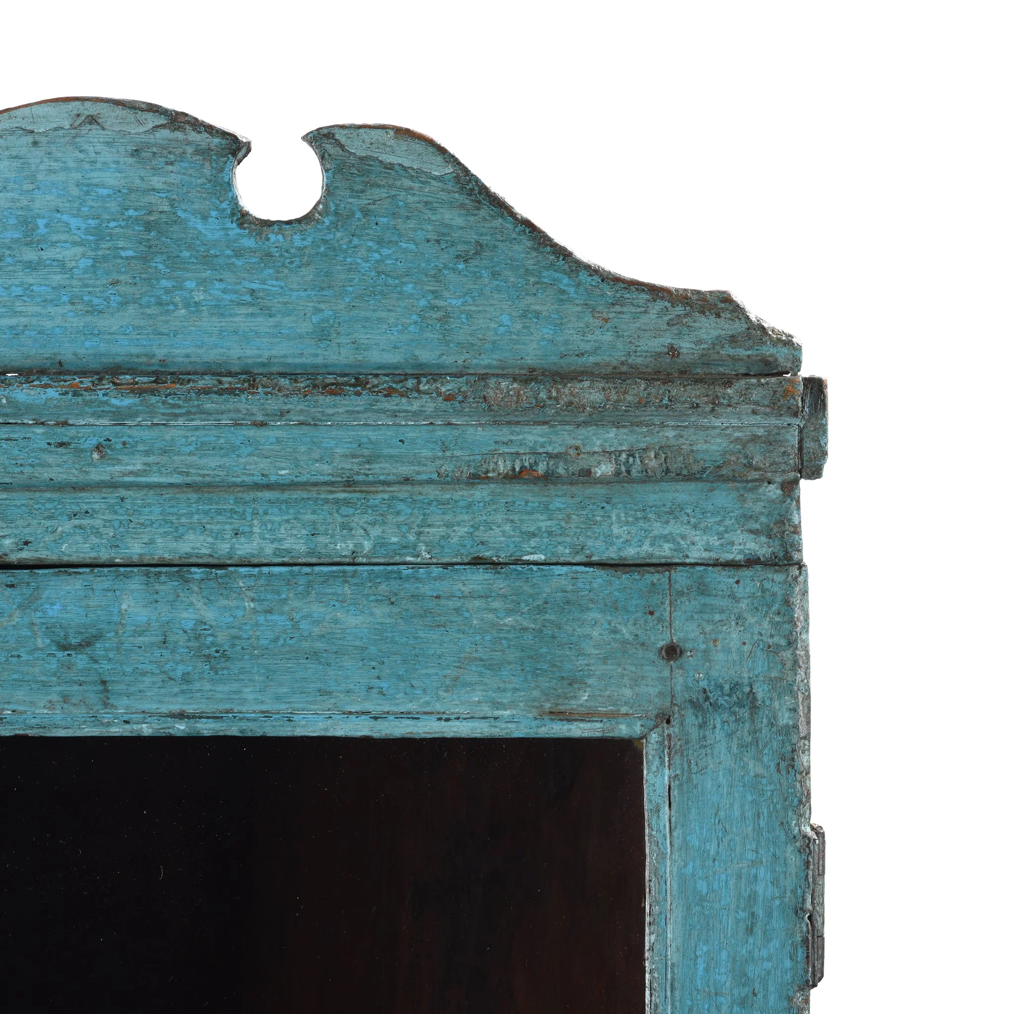 Painted Wall Cabinet From Gujarat - Ca 1930's - Image 4
