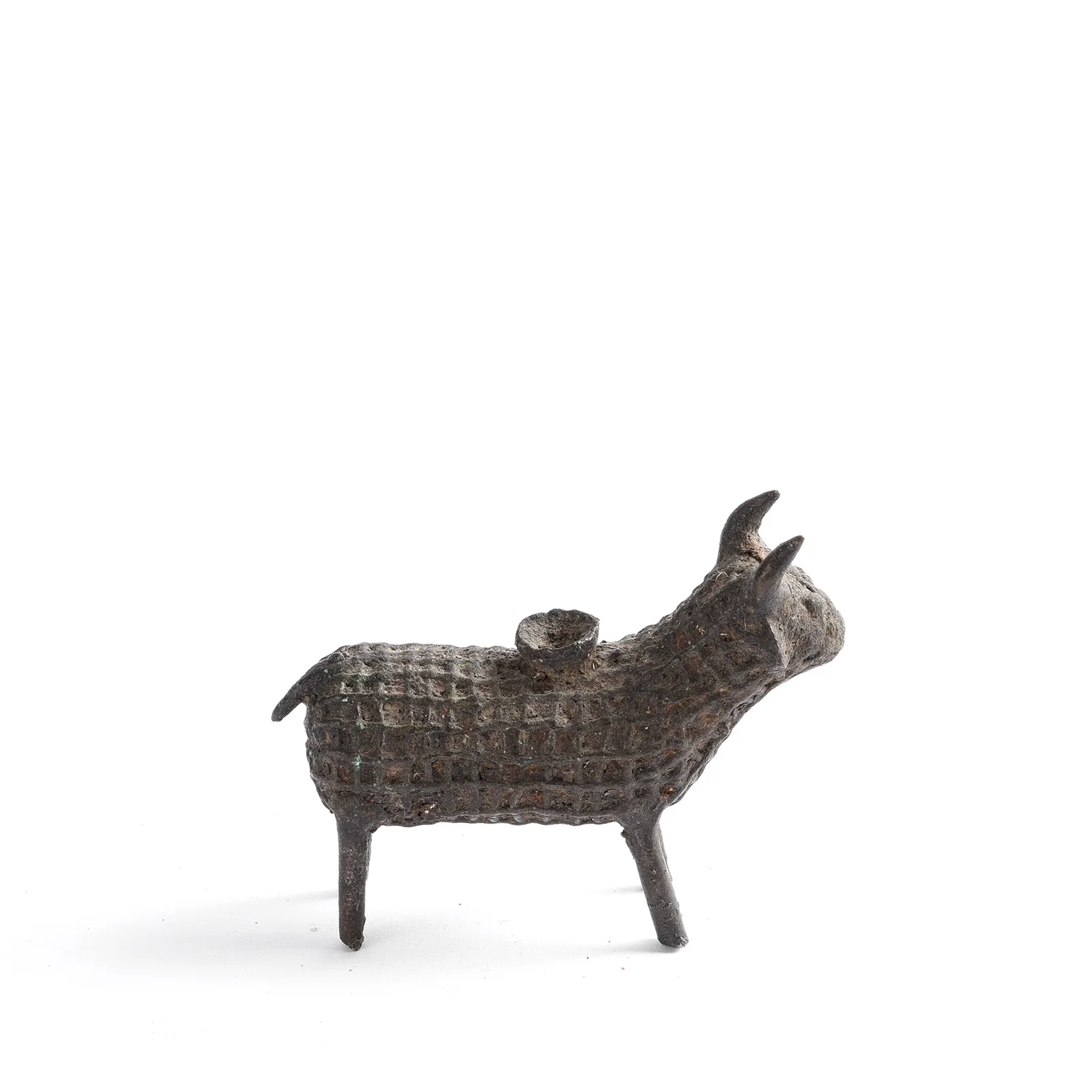 Kondh Dokra Bronze Zebu Bull From Orissa - Early 20thC