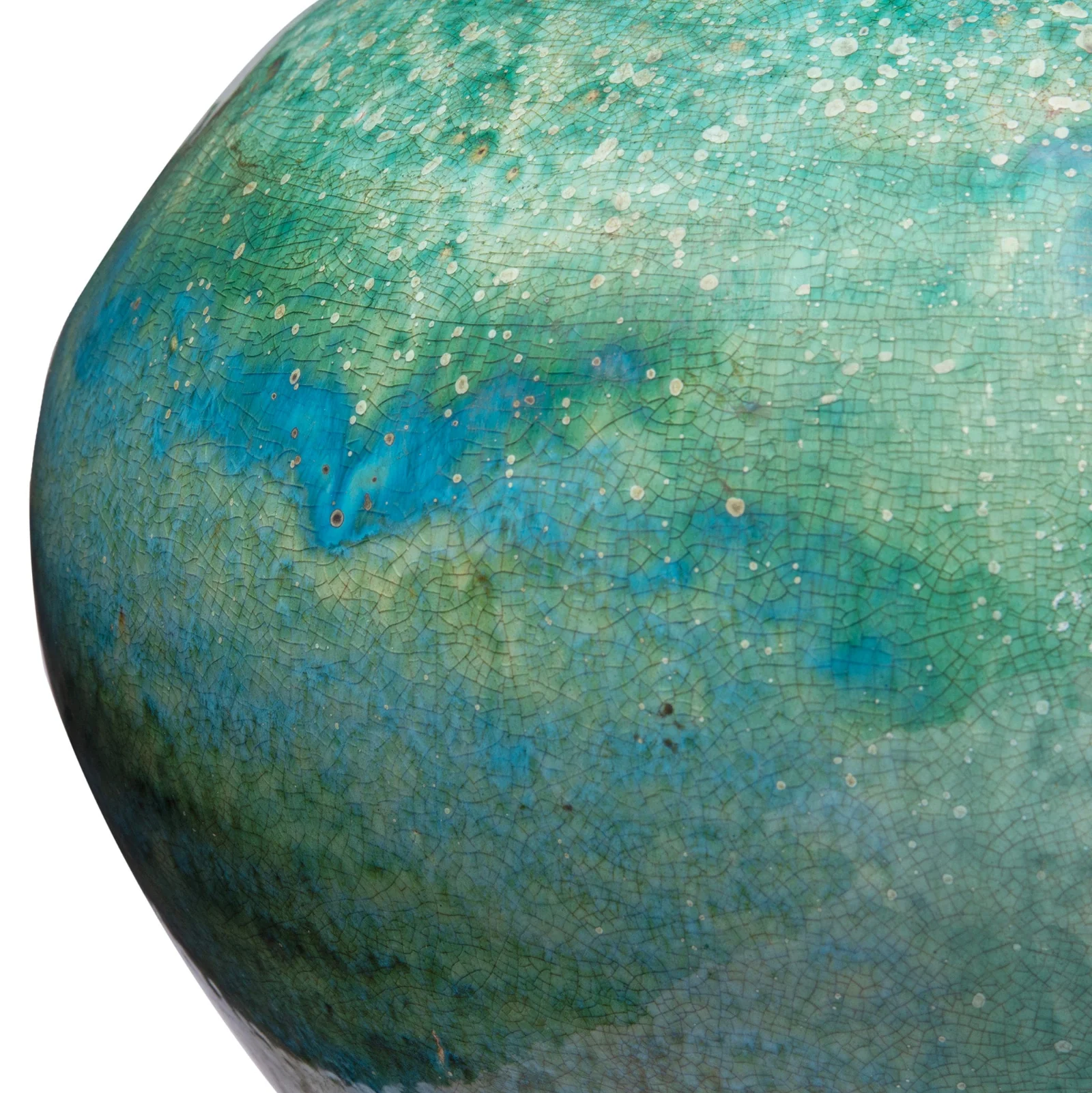 Green Copper Glazed Terracotta Jar - Image 4