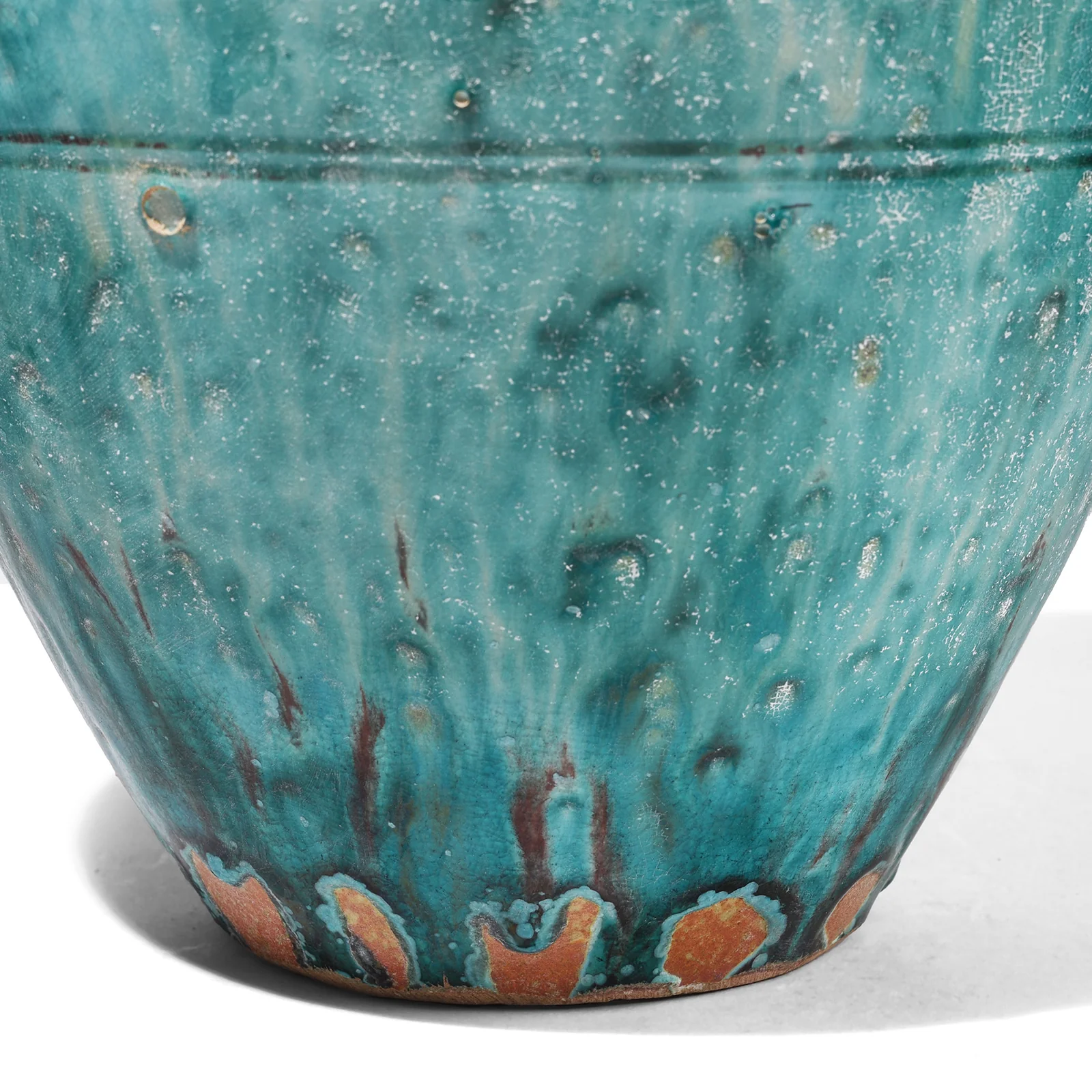 Green Copper Glazed Wine Jar - Image 5