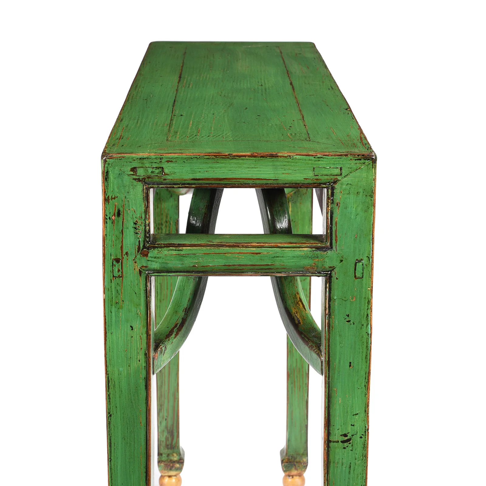 Reproduction Green Lacquer Altar Table - Image 4