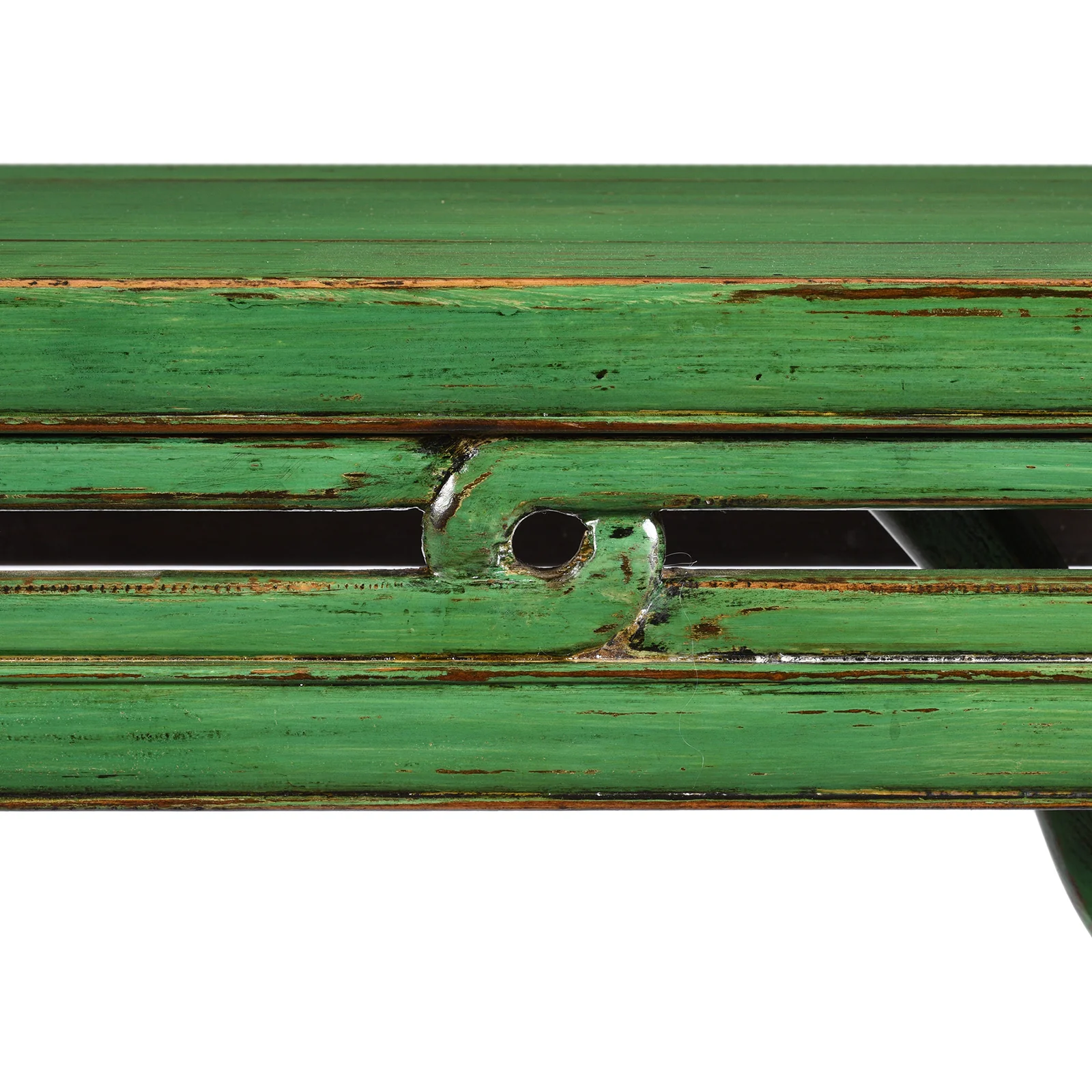 Reproduction Green Lacquer Altar Table - Image 5