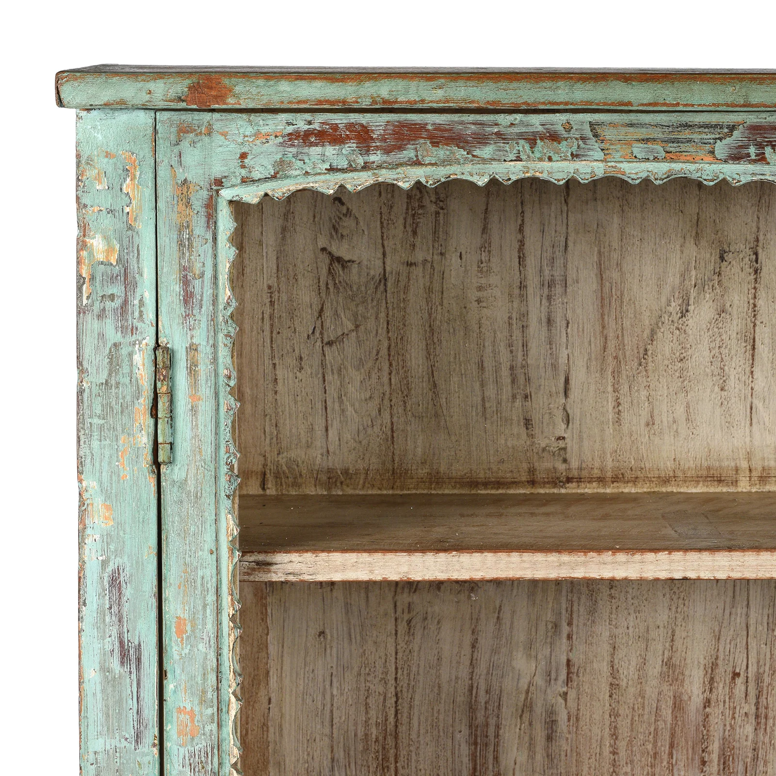 Green Painted Glazed Wall Cabinet - Ca 1920 - Image 2