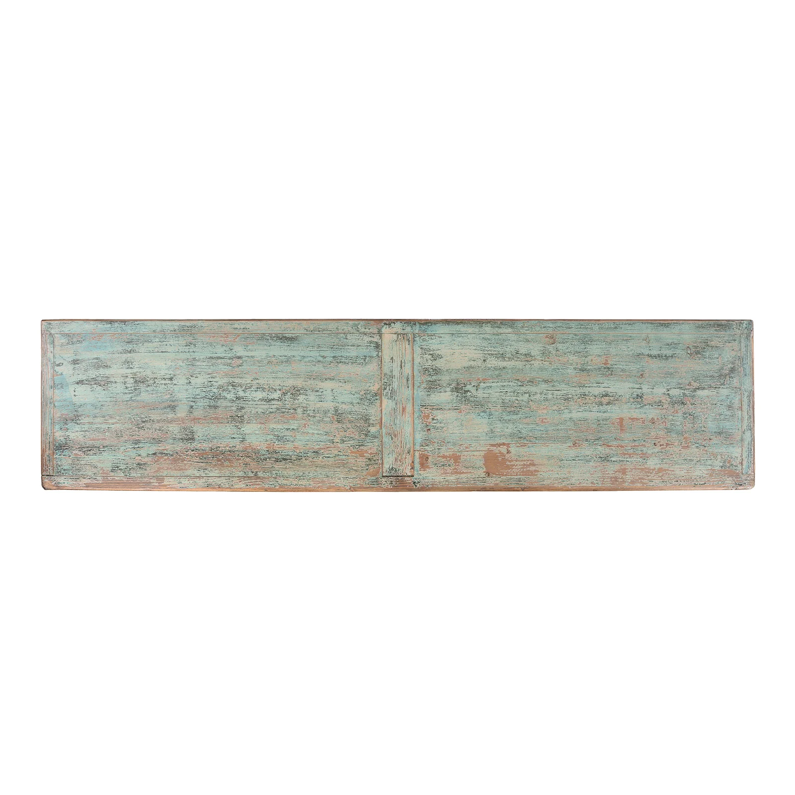 Green Painted Sideboard Made From Old Pine - Image 11