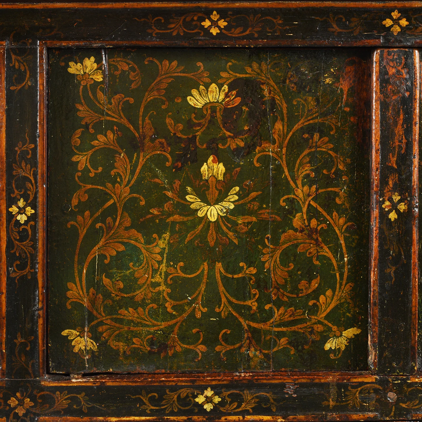Green Painted Tibetan Altar Cabinet - 19th Century - Image 5