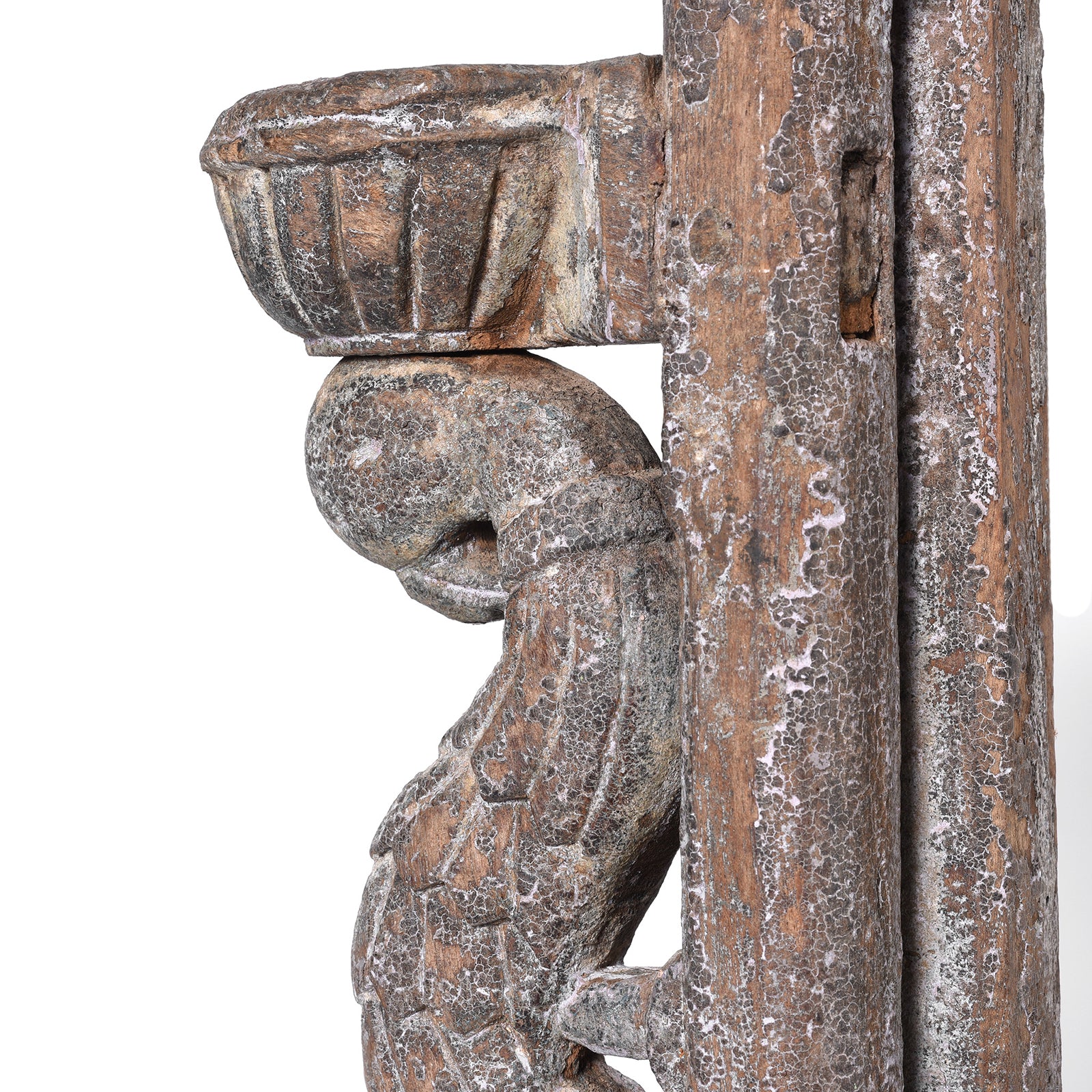 Parrot Lamp Bracket From Gujarat - 19th Century - Image 3