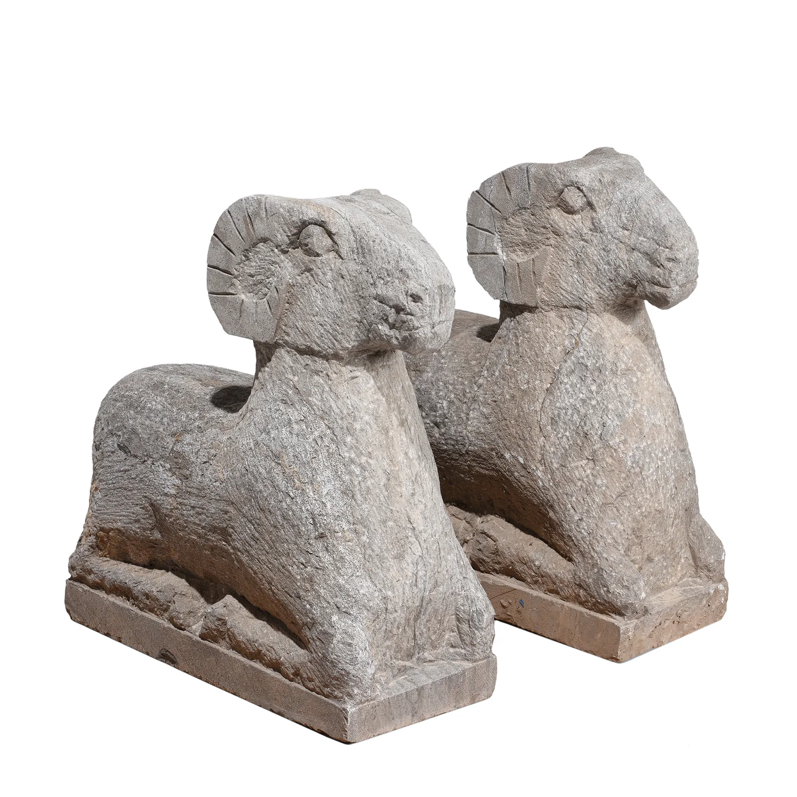 Hand Carved Granite Ram From Hebei Province - Image 3