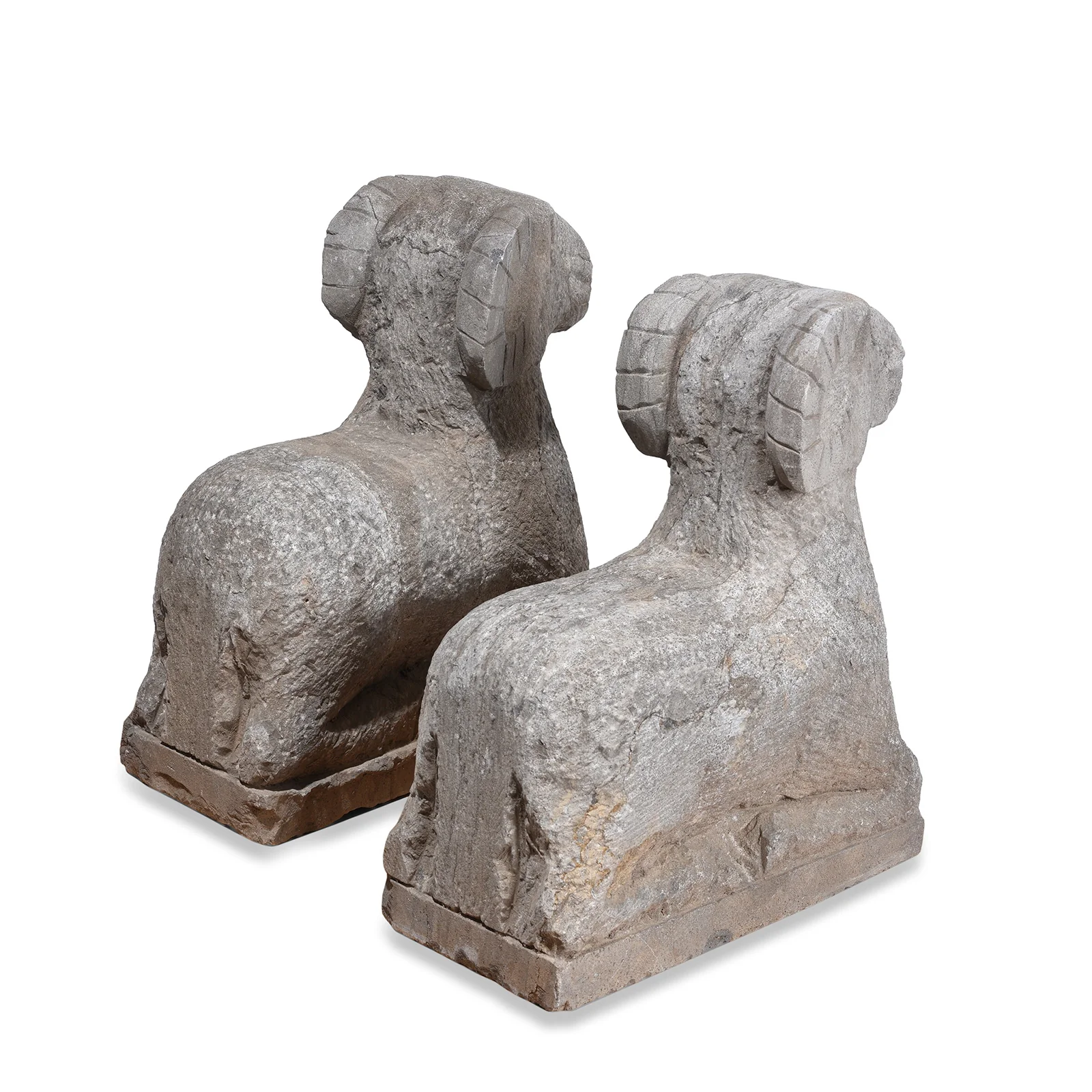 Hand Carved Granite Ram From Hebei Province - Image 5