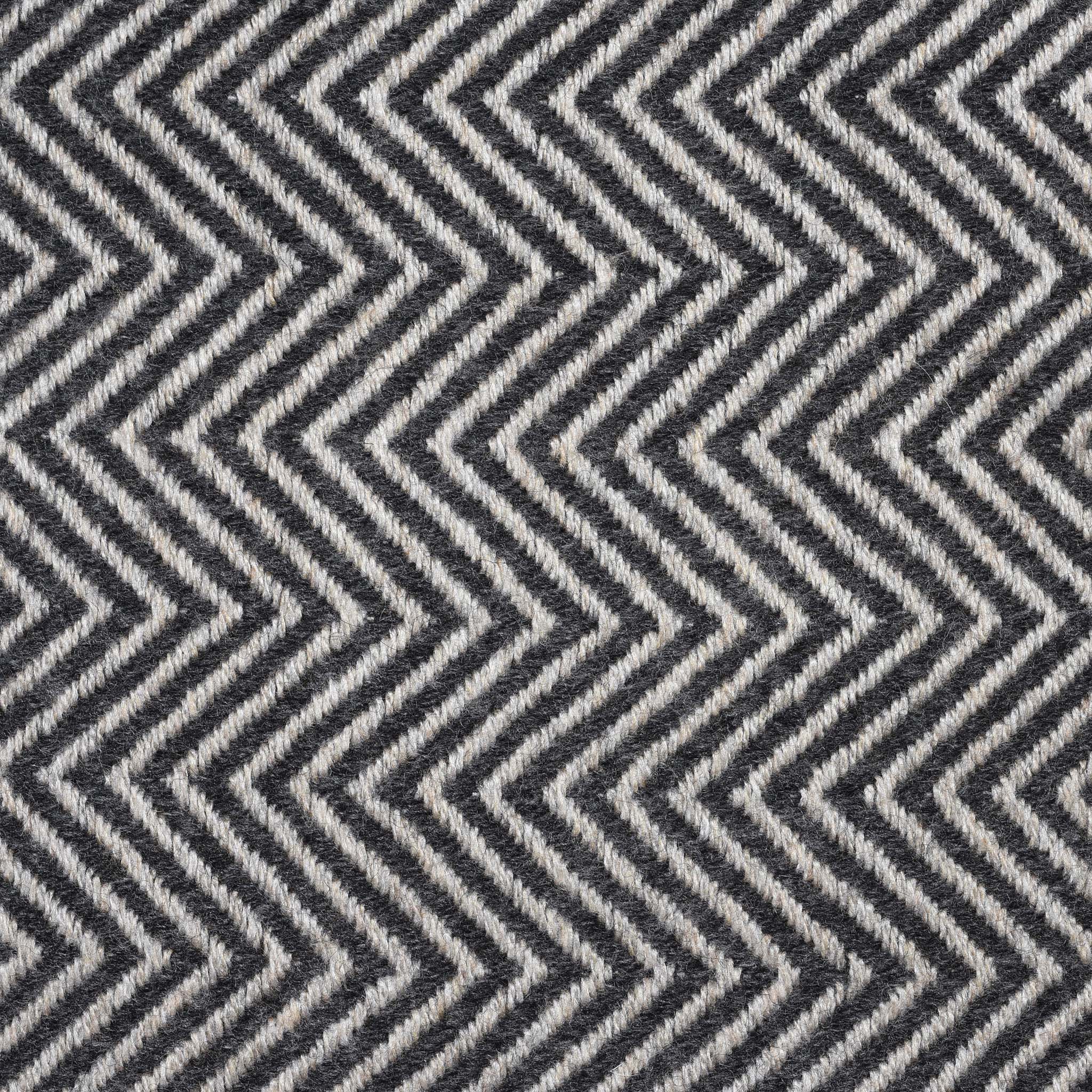 Herringbone Wool Throw from Kashmir - Image 3