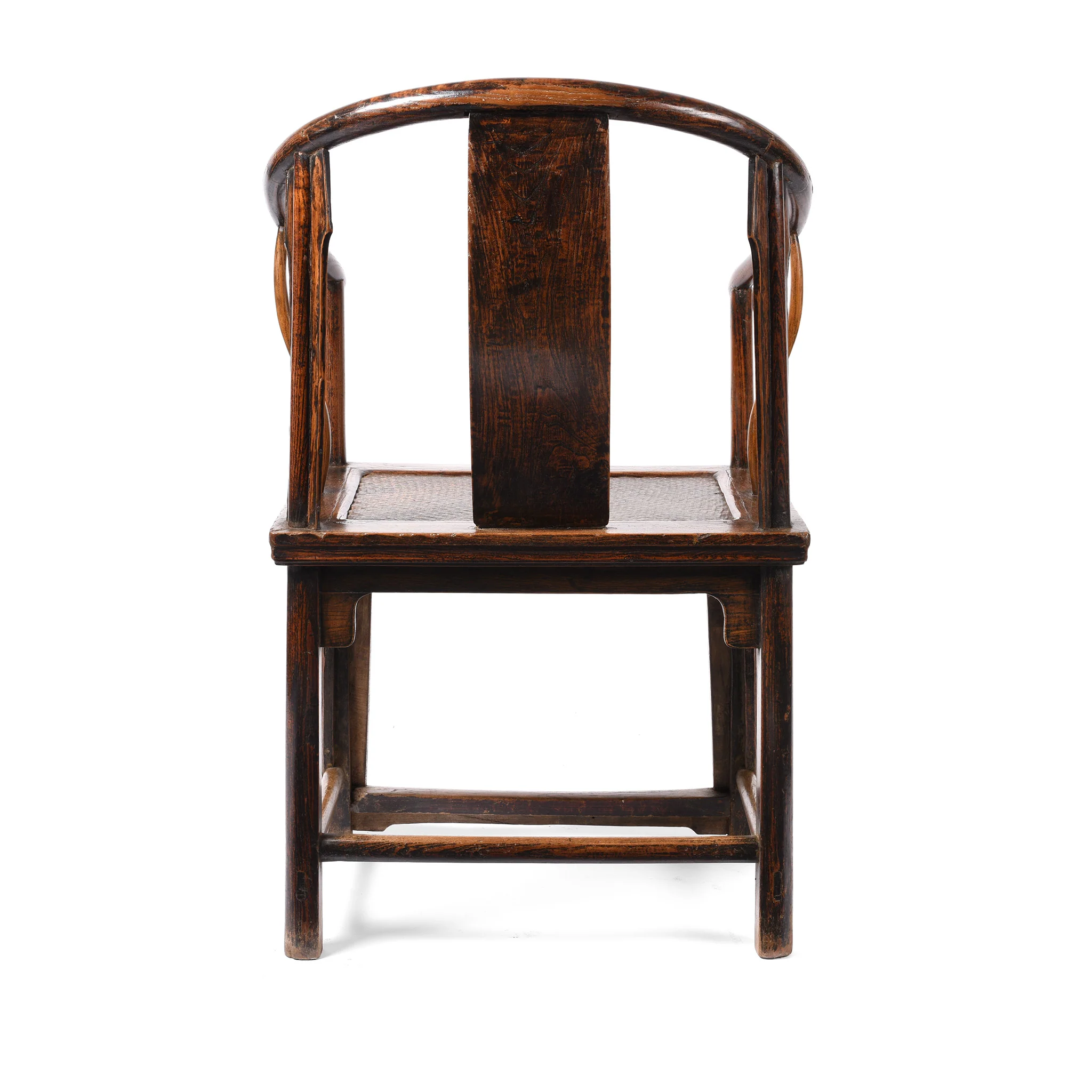 Chinese Elm Horseshoe Chair - Late 19thC - Image 6