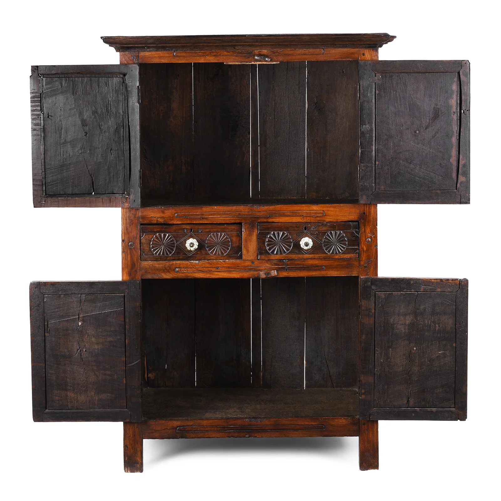 Indian Almirah Cabinet From Saurashtra - 19th Century - Image 3