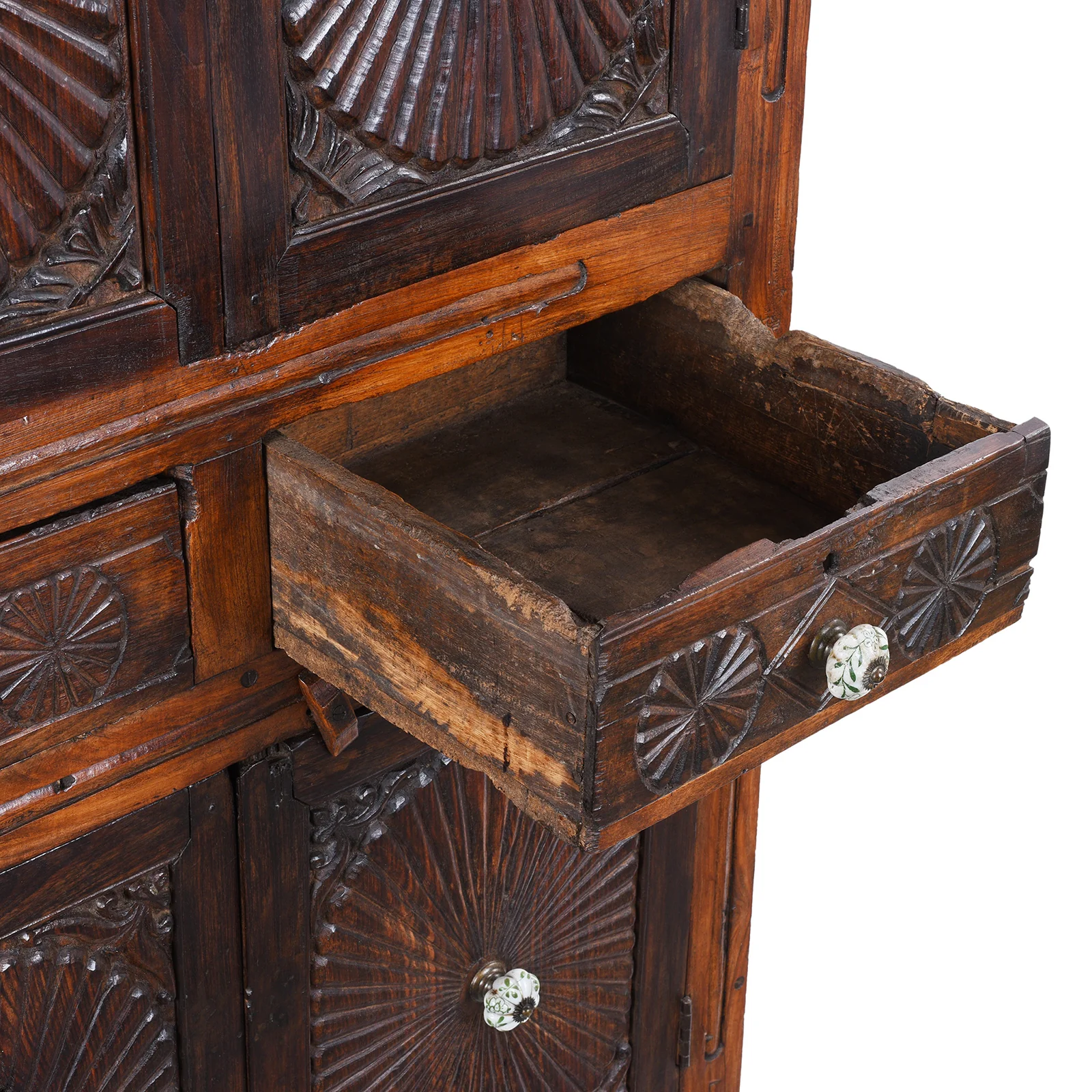 Indian Almirah Cabinet From Saurashtra - 19th Century - Image 4
