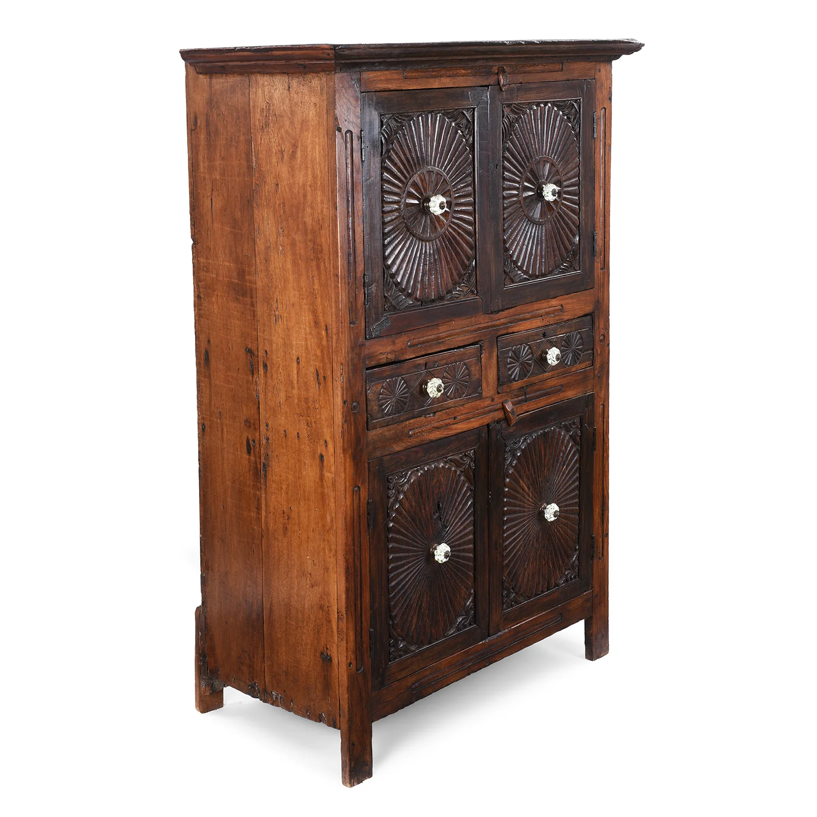 Indian Almirah Cabinet From Saurashtra - 19th Century - Image 5