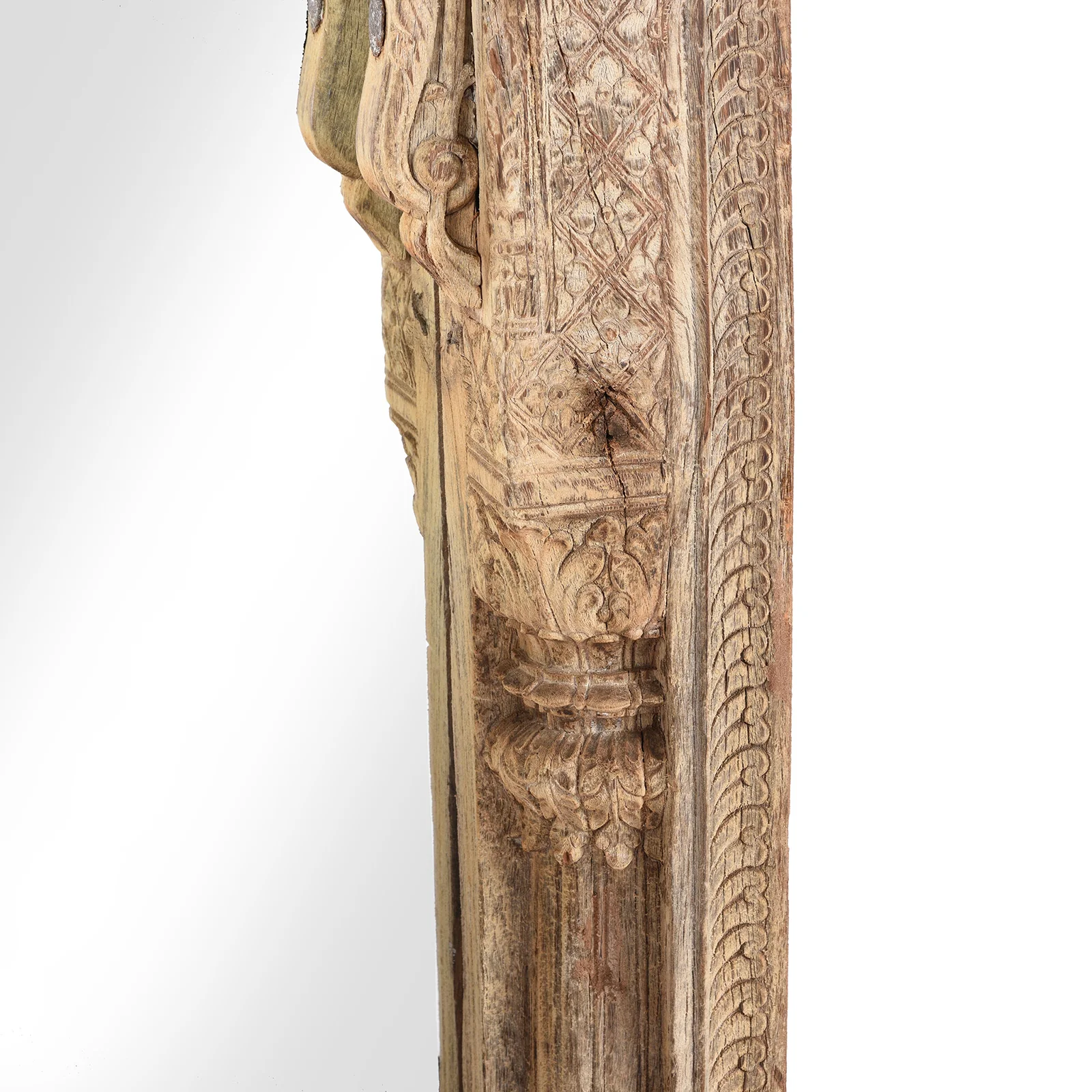 Indian Mirror Made From An Old Rosewood Window - 18thC - Image 5