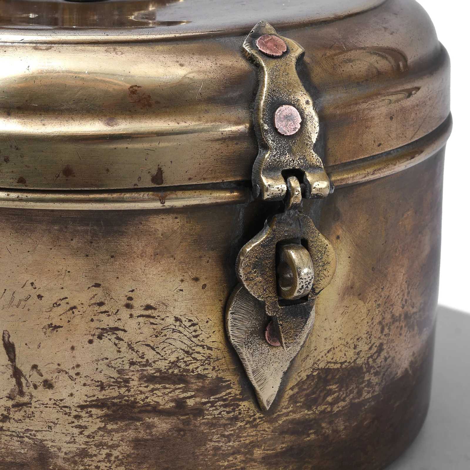 Brass Chapati Box From Bombay - Ca 1920 - Image 2