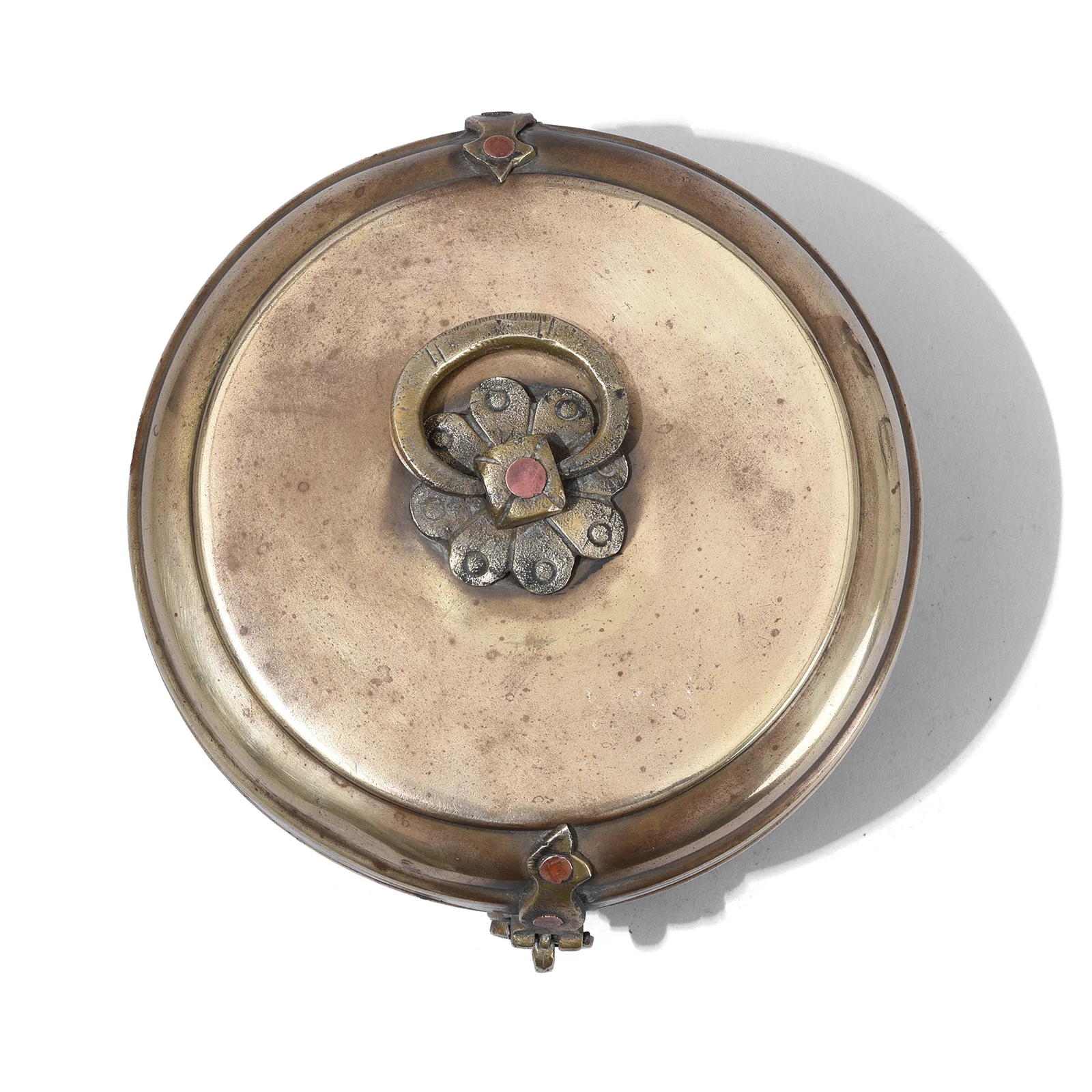 Brass Chapati Box From Bombay - Ca 1920 - Image 3