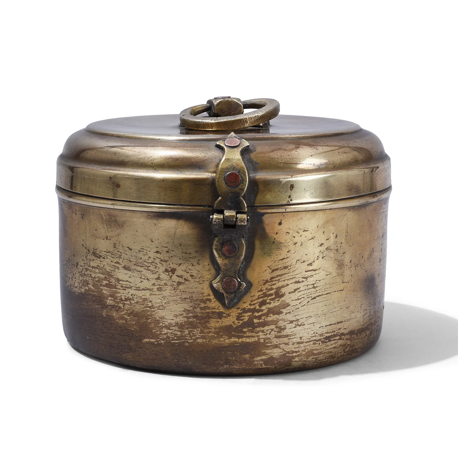 Brass Chapati Box From Bombay - Ca 1920 - Image 5