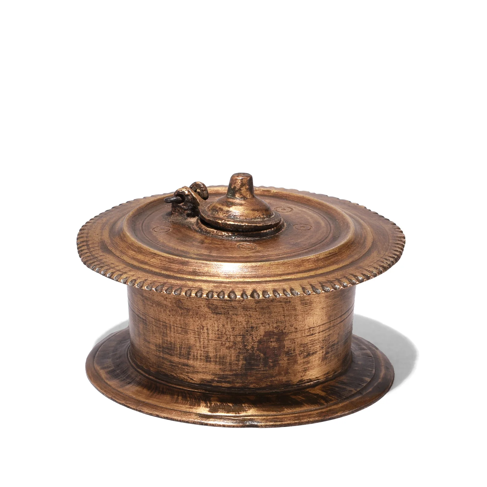 Indian Brass Ink Pot - 19th Century - Image 3