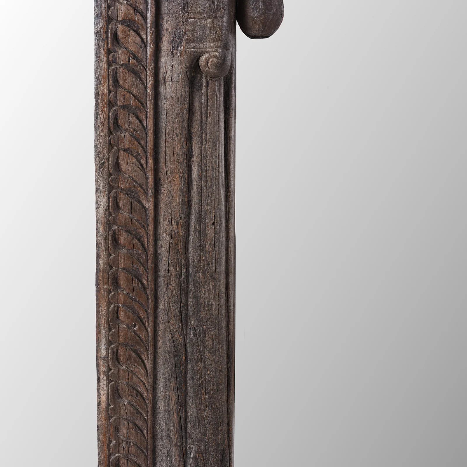 Old Teak Window Mirror From Madyha Pradesh - 19th Century - Image 9