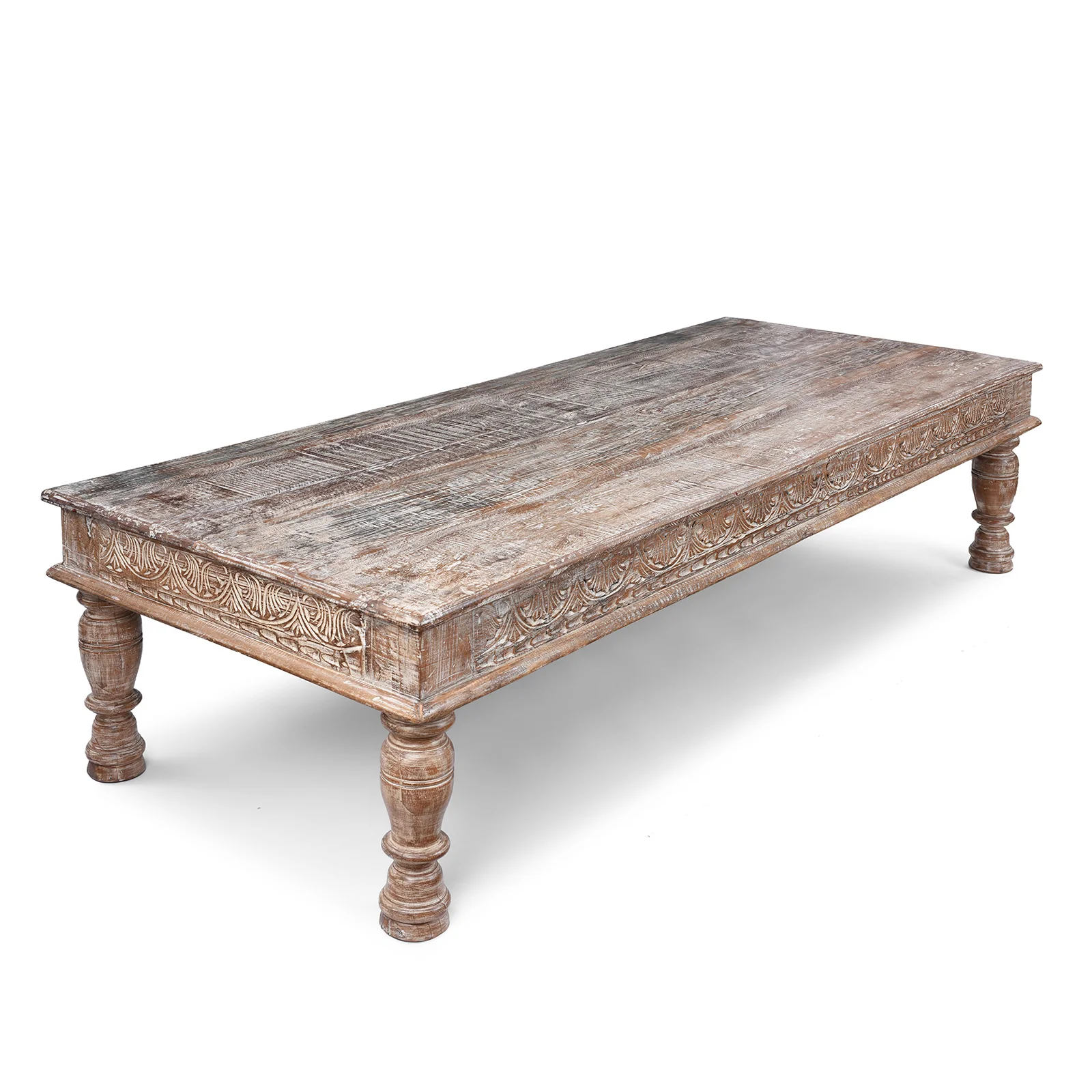 Indian Takhat Coffee Table Made From Reclaimed Teak