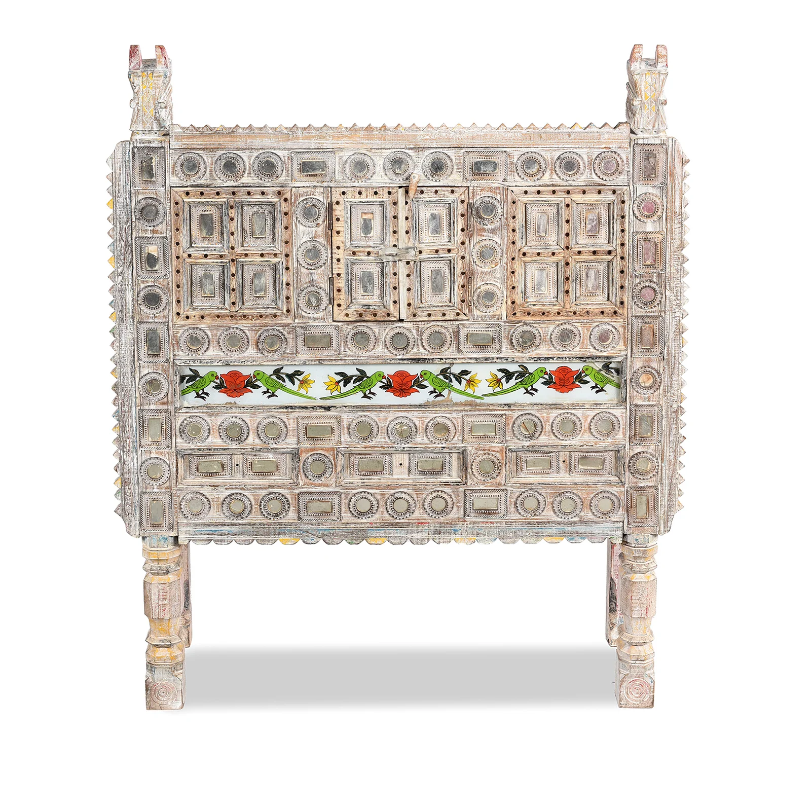 Indian 'Damchiya' Dowry Chest From Kutch - Ca 1920