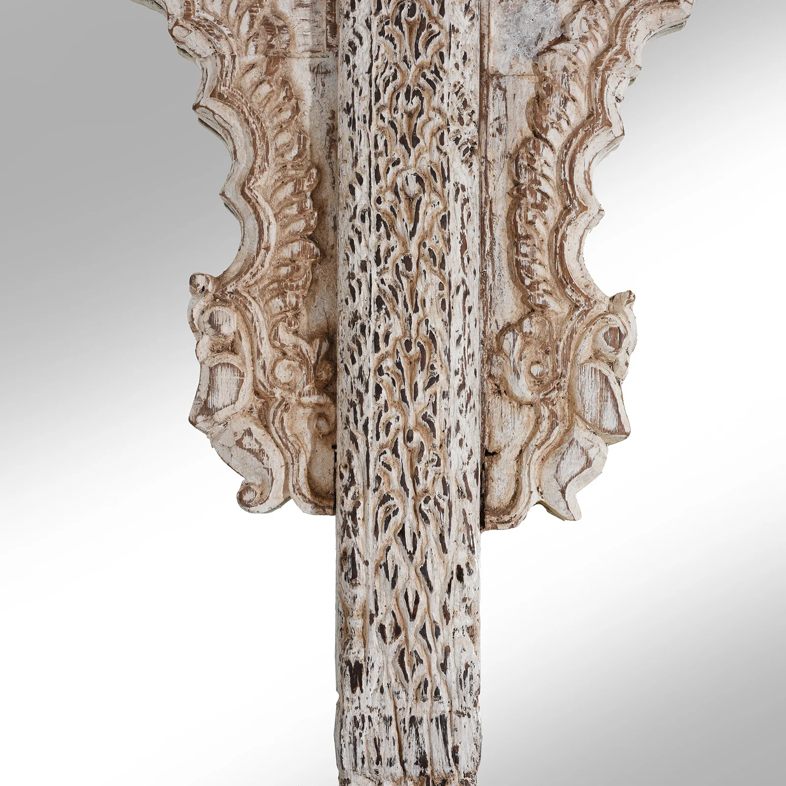 Indian Double Arch Mirror - 19thC (148 x 223cm) - Image 4