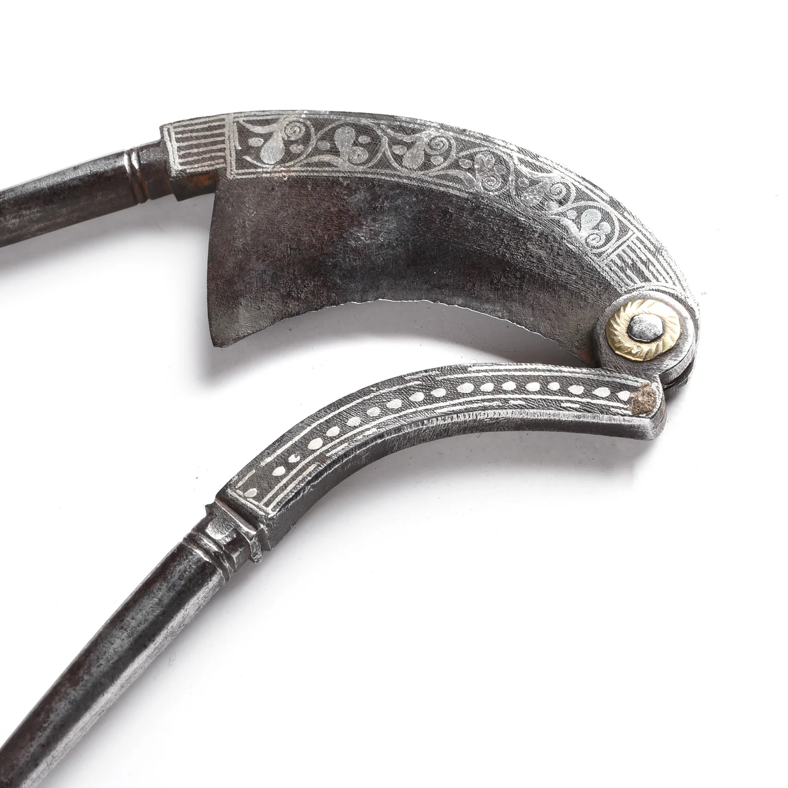 Koftgari Sarota - Betel Nut Cutter from Rajasthan - 19th Century - Image 2
