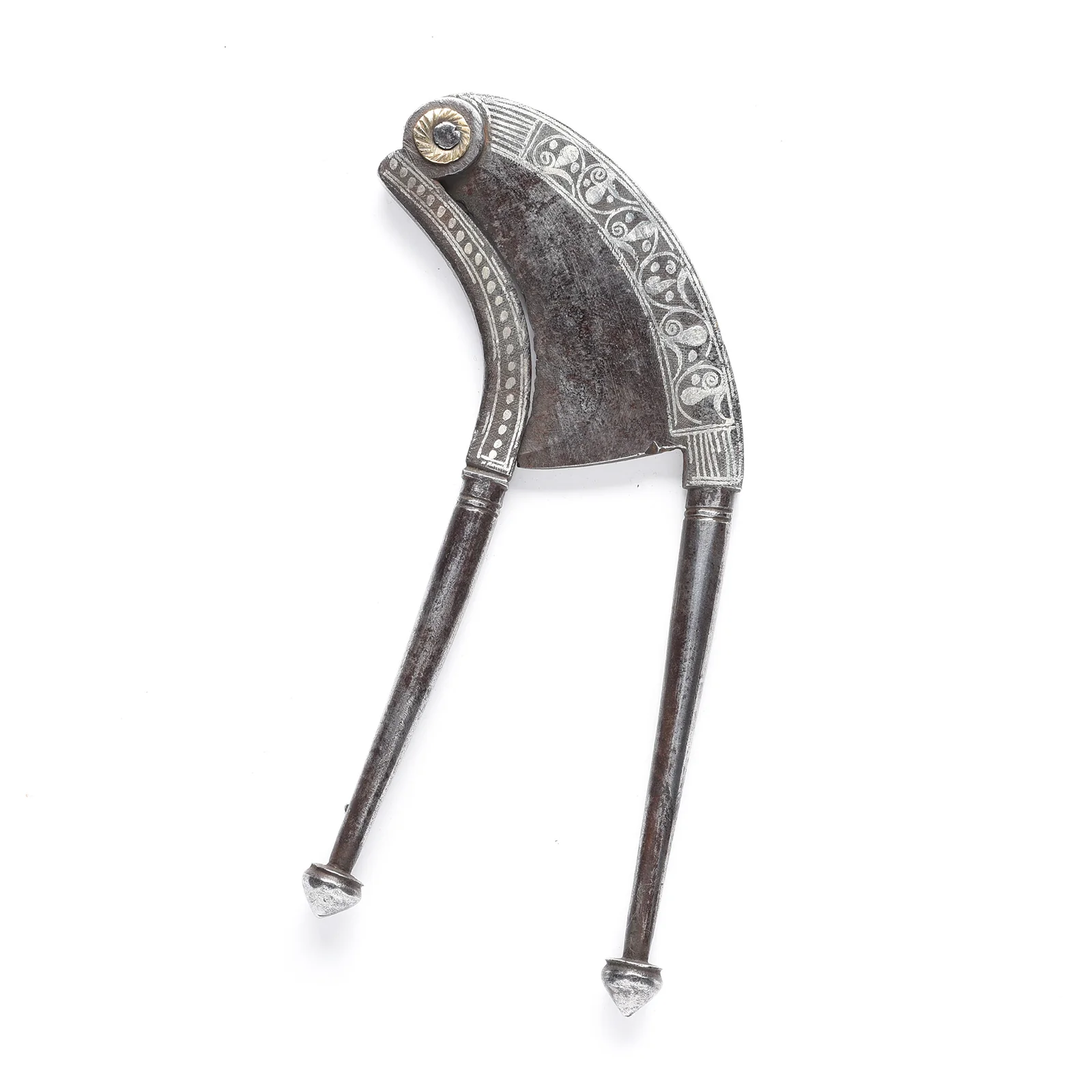 Koftgari Sarota - Betel Nut Cutter from Rajasthan - 19th Century - Image 3