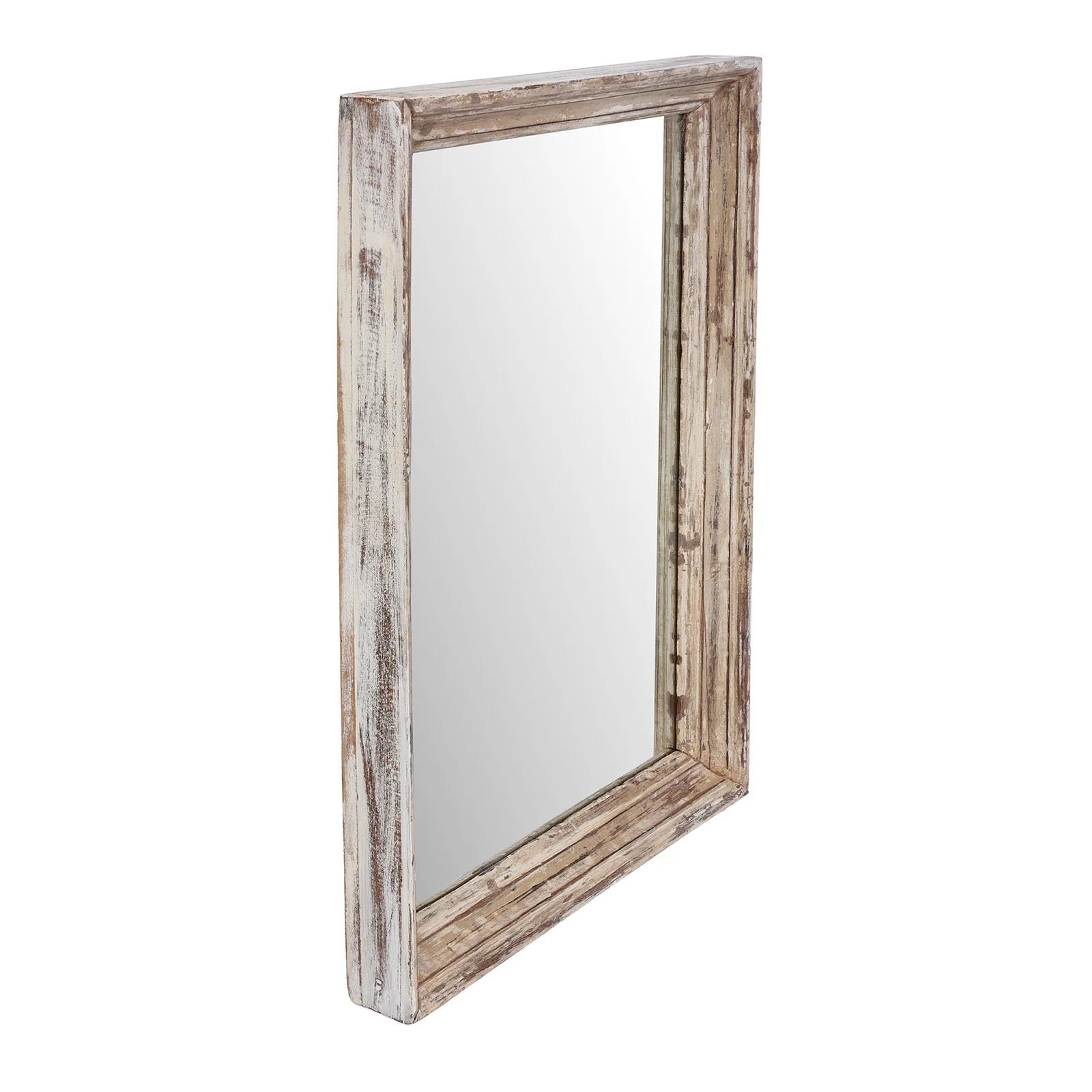 Mirror Made From Old Architectural Teak - Image 4