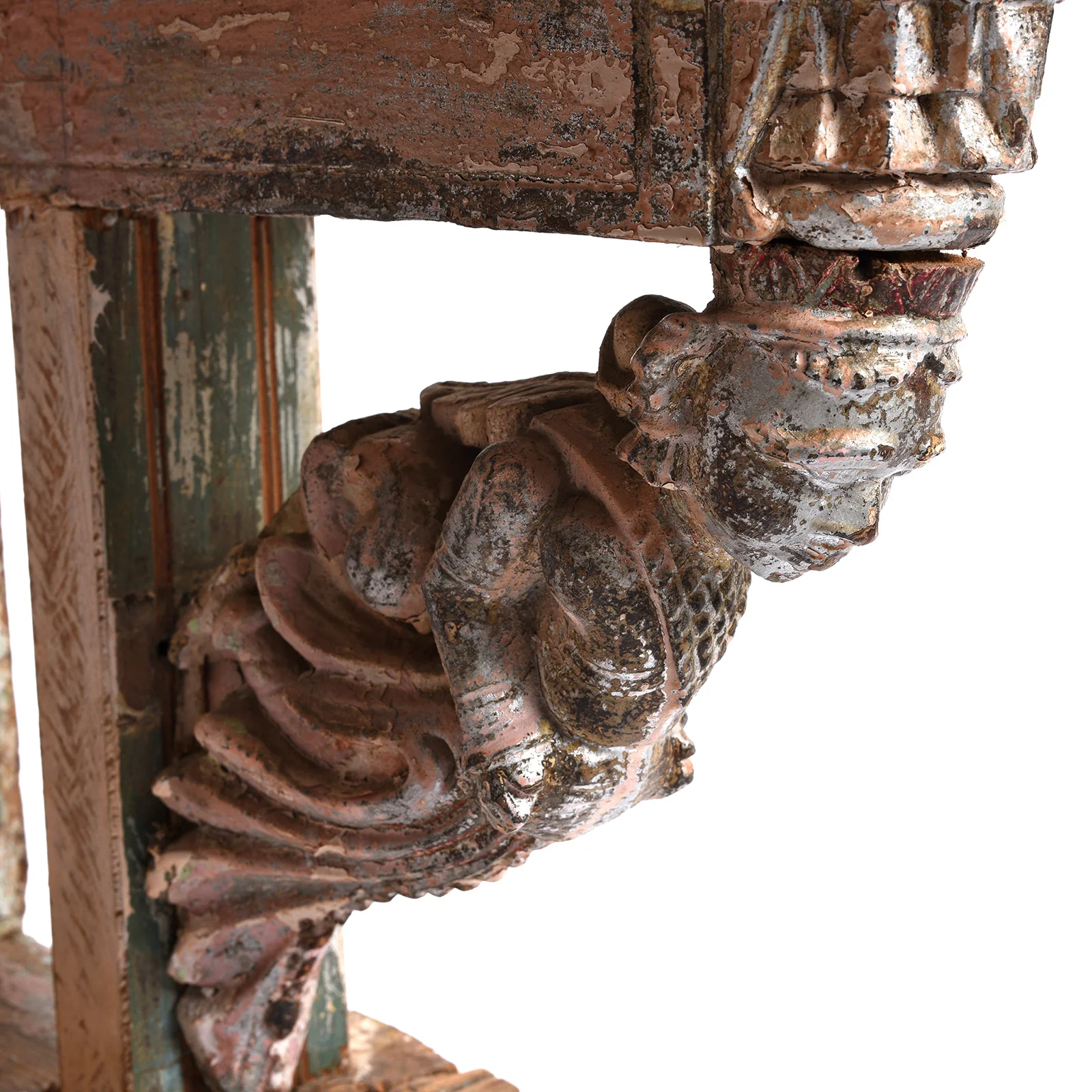Indian Painted House Shrine From Gujarat - 19th Century - Image 8